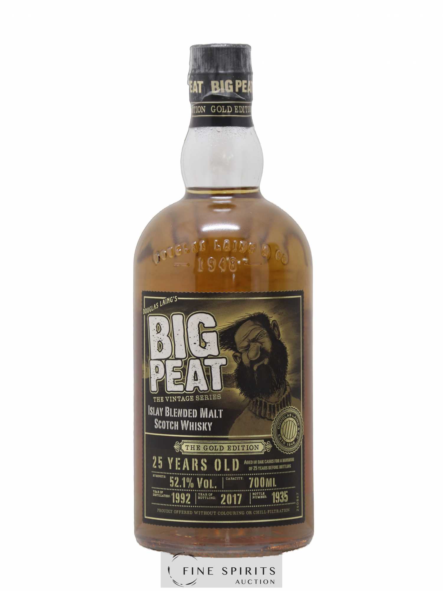 Big Peat 25 years 1992 Douglas Laing The Gold Edition One of 3000 - bottled 2017 The Vintage Series - Lot de 1 bouteille - 1