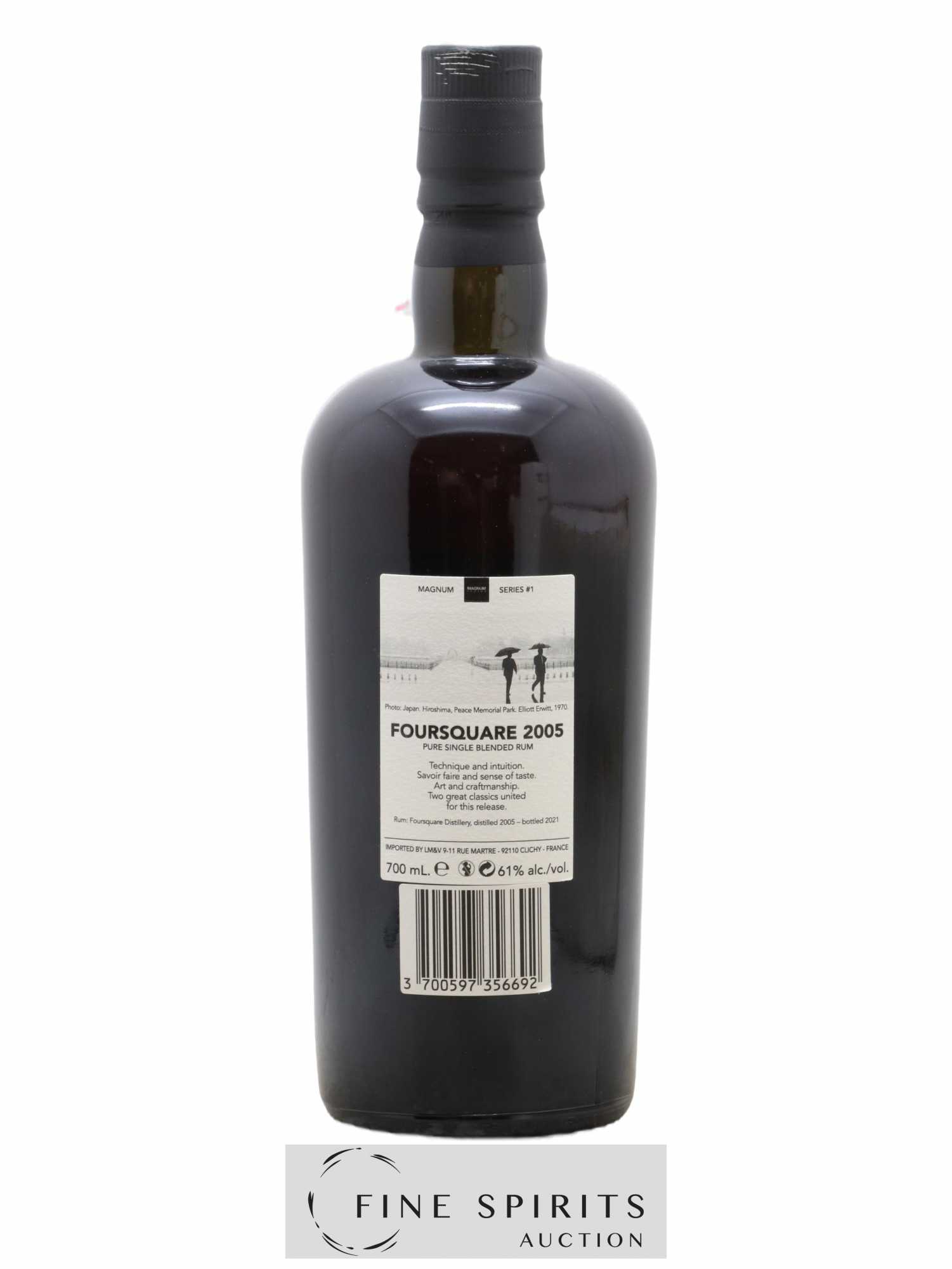 Foursquare 16 years 2005 Of. Ellliot Erwitt Edition Magnum Series n°1 - bottled 2021 LM&V (70cl.) - Lot de 1 bouteille - 2