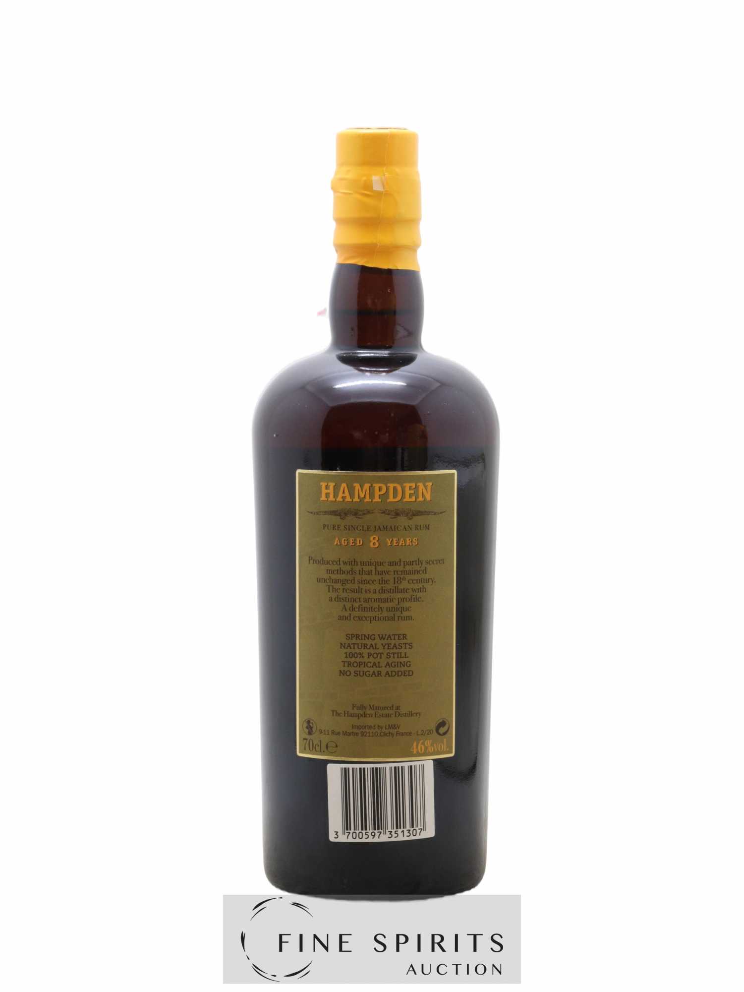 Hampden 8 years Of. - Posten von 1 Flasche - 2