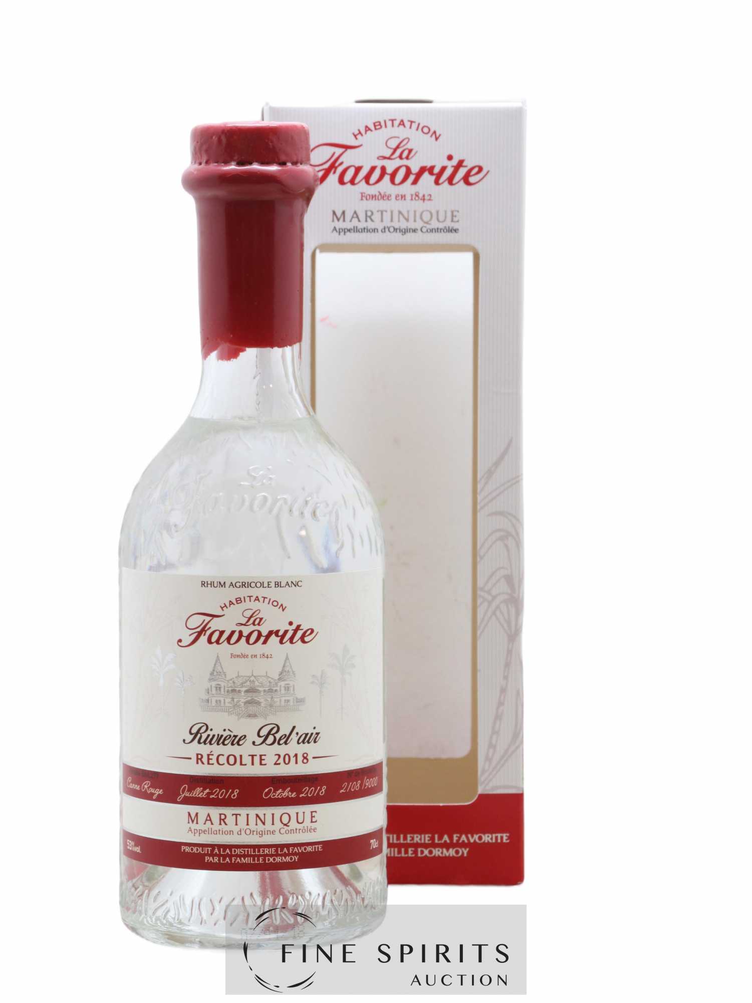 La Favorite 2018 Of. Rivière Bel'Air One of 9000 - bottled 2018 - Lot de 1 bouteille - 0