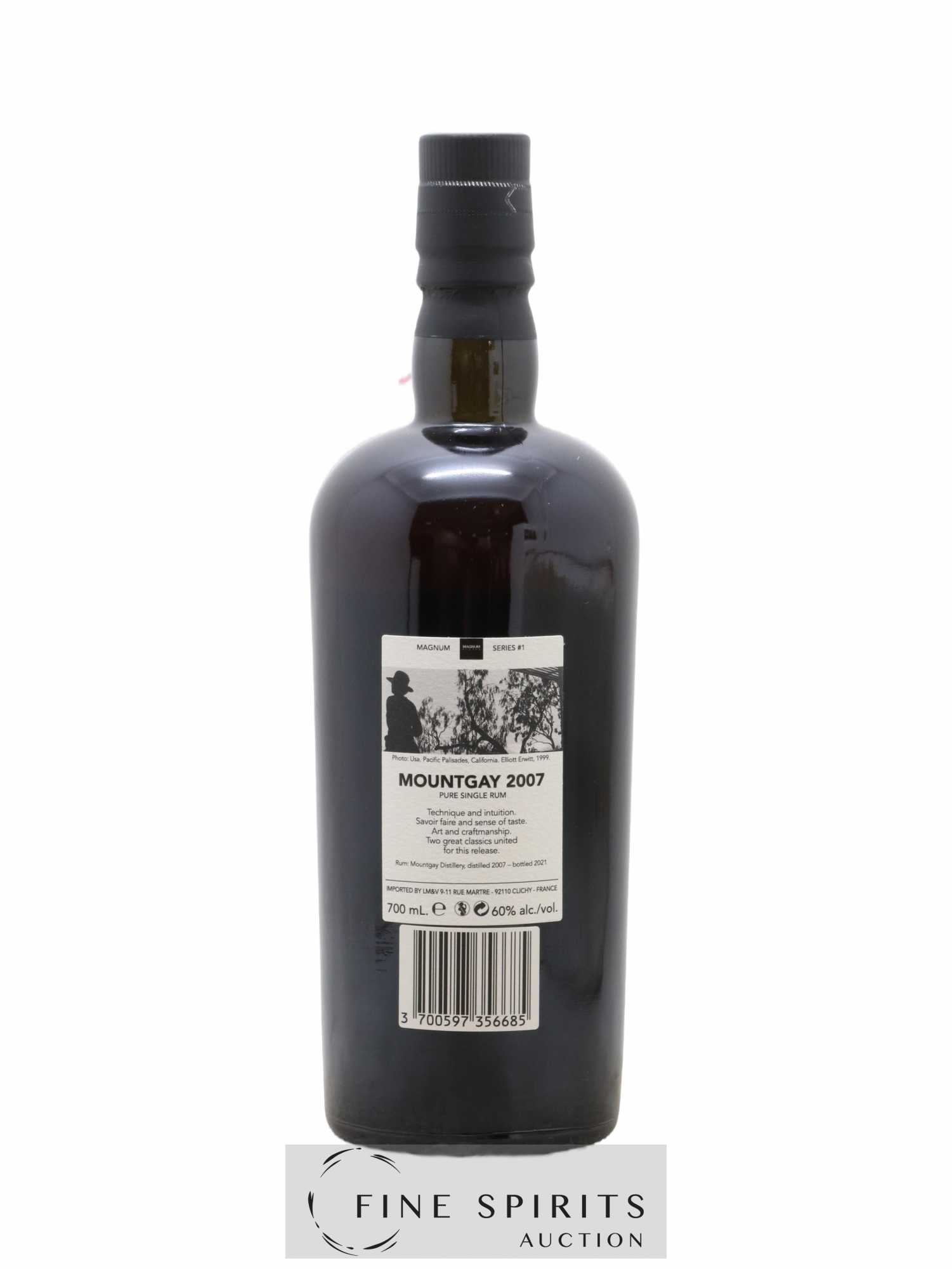 Mount Gay 14 years 2007 Of. Elliot Erwitt Edition Magnum Series n°1 - bottled 2021 LM&V - Lot de 1 bouteille - 2