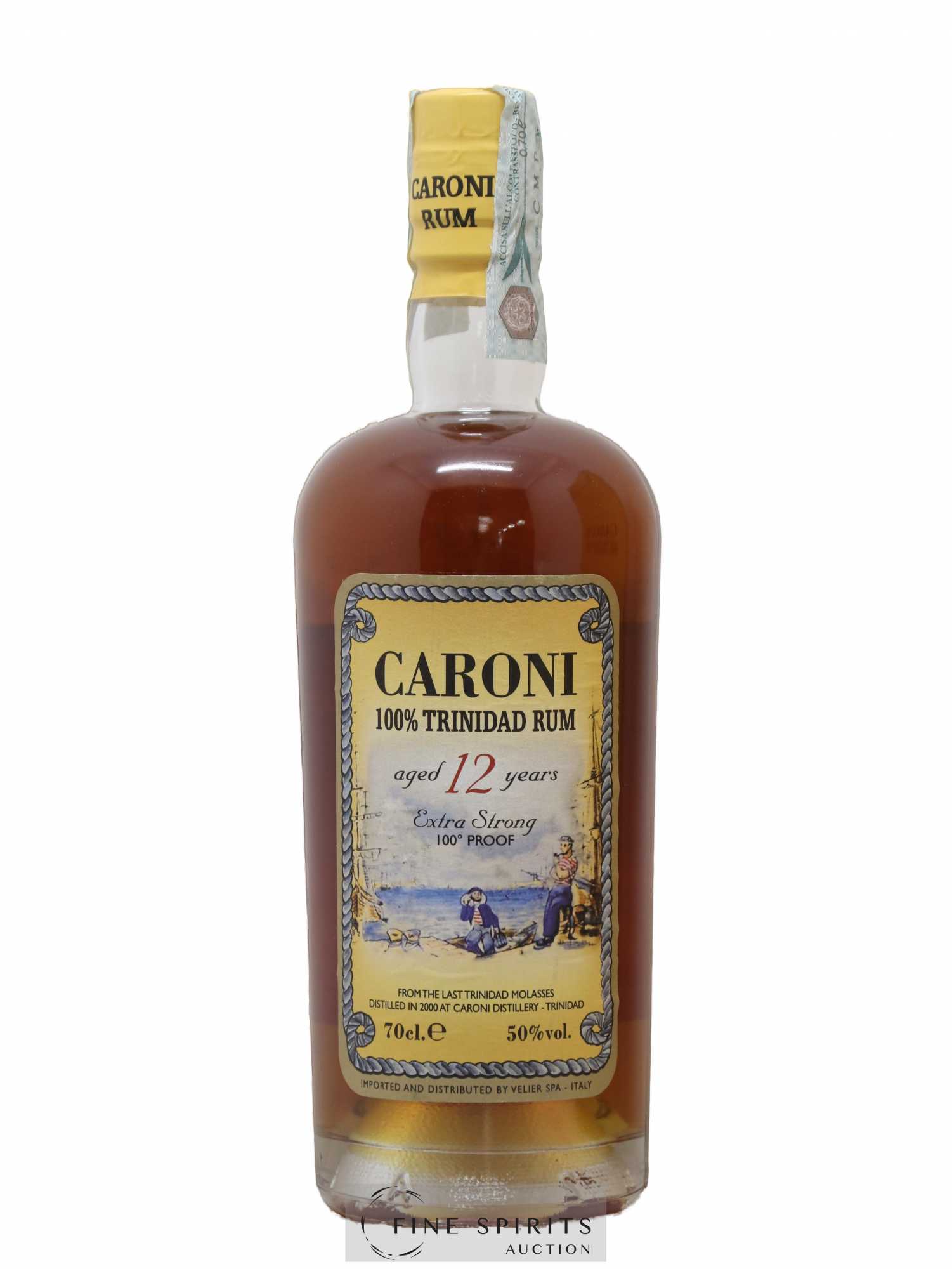 Caroni 12 years 2000 Velier 100° Proof bottled 2012 Extra Strong - Lot de 1 bouteille - 1