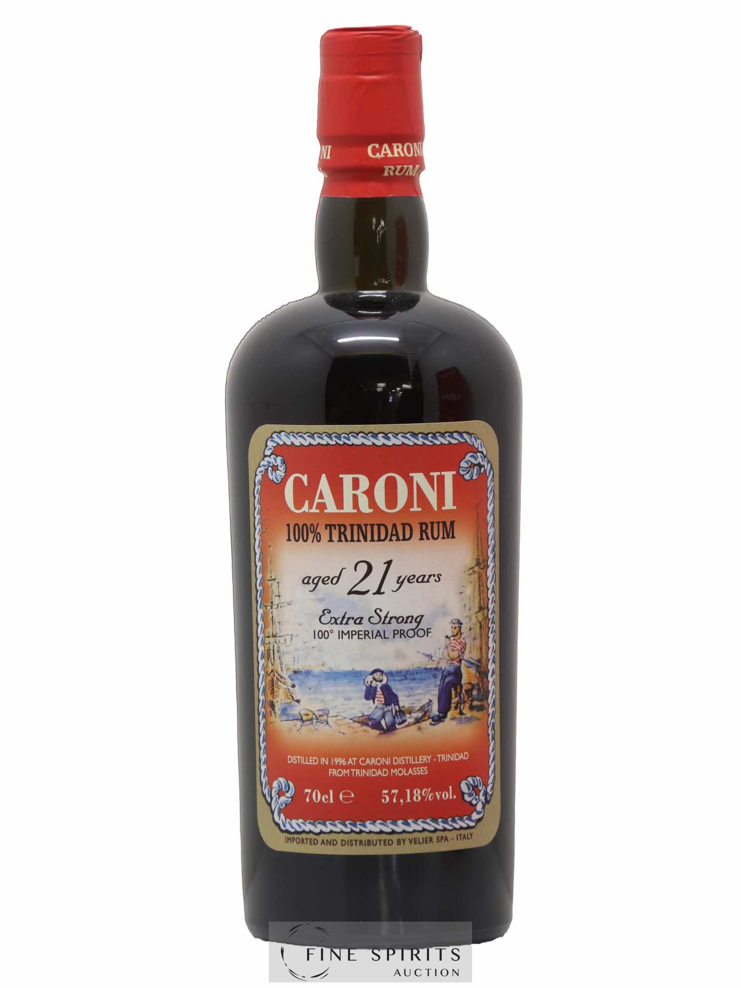 Caroni 21 years 1996 Of. 100° Imperial Proof bottled 2017 Velier Extra Strong - Lot de 1 bouteille - 1