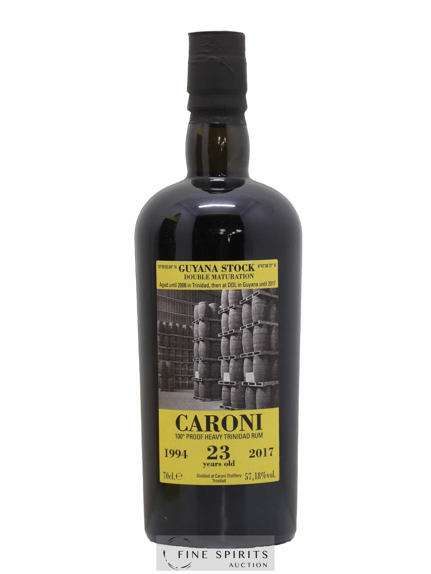 Caroni 23 years 1994 Velier 36th Release Double Maturation - bottled 2017 Guyana Stock - Lot de 1 bouteille - 1