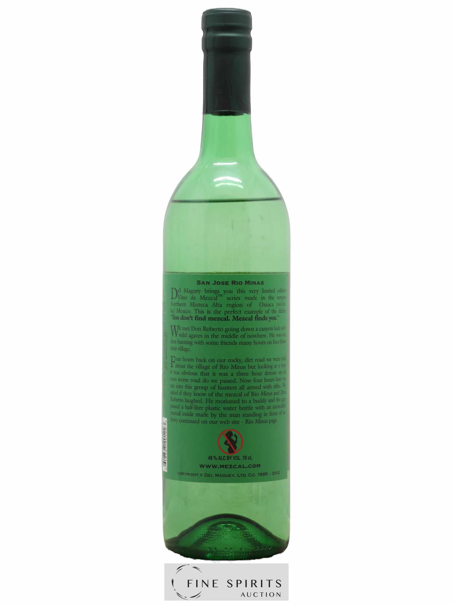 Del Maguey Of. San Jose Rio Minas - Lot de 1 bouteille - 1