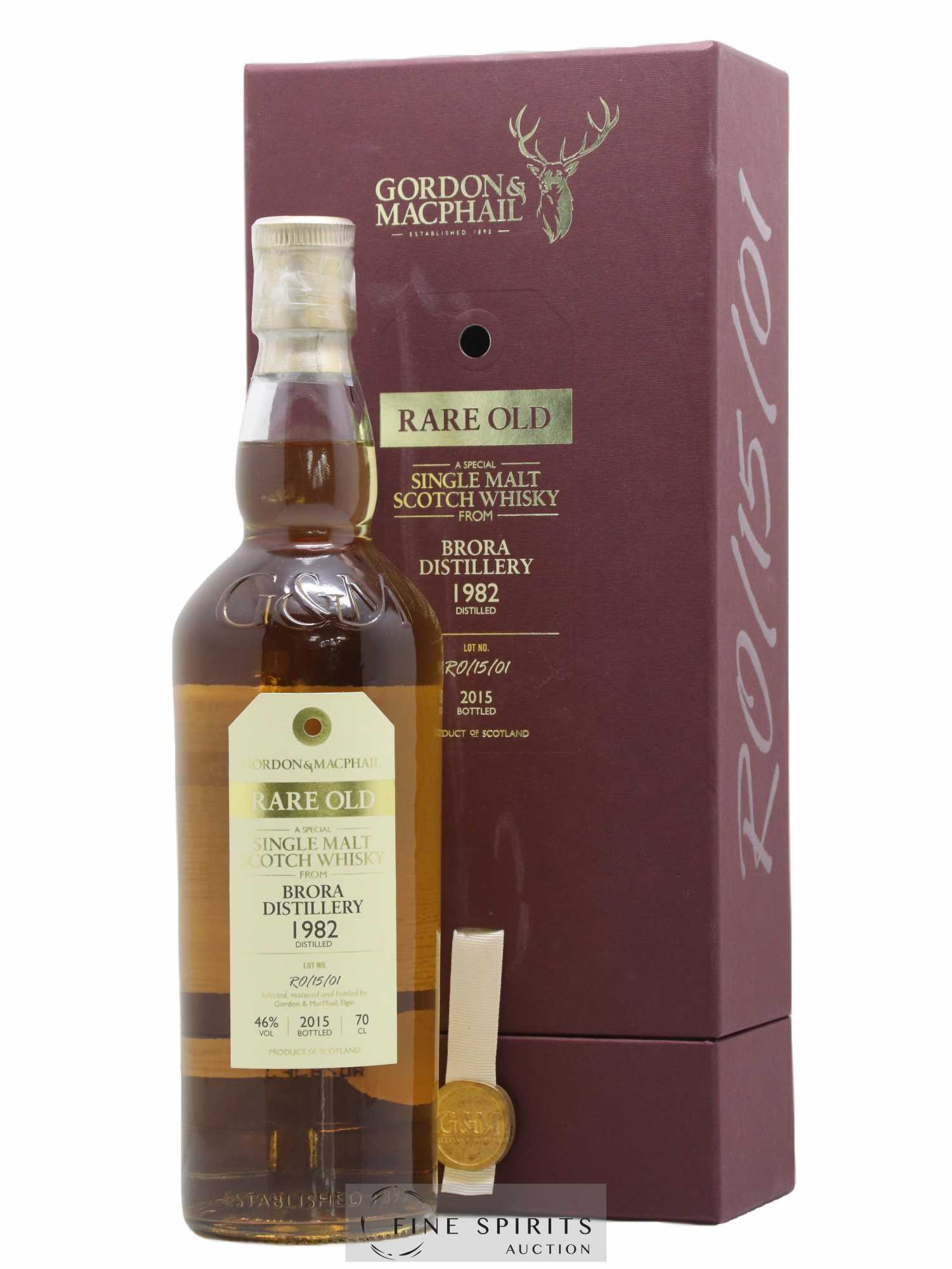 Brora 1982 Gordon & MacPhail Cask Ro-15-01 - bottled 2015 Rare Old - Lot de 1 bouteille - 0