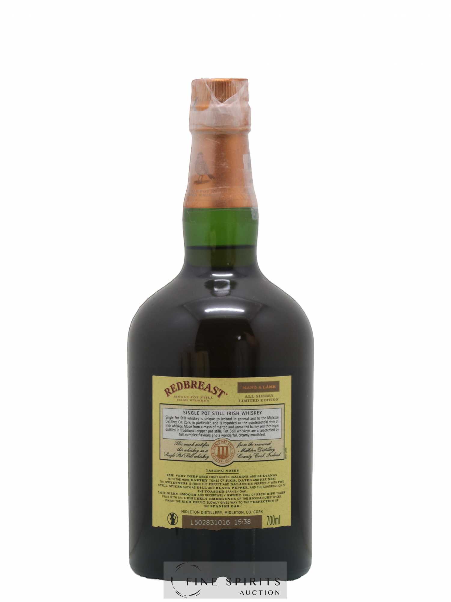 Redbreast Of. Mano a lamh All Sherry Limited Edition - Posten von 1 Flasche - 2