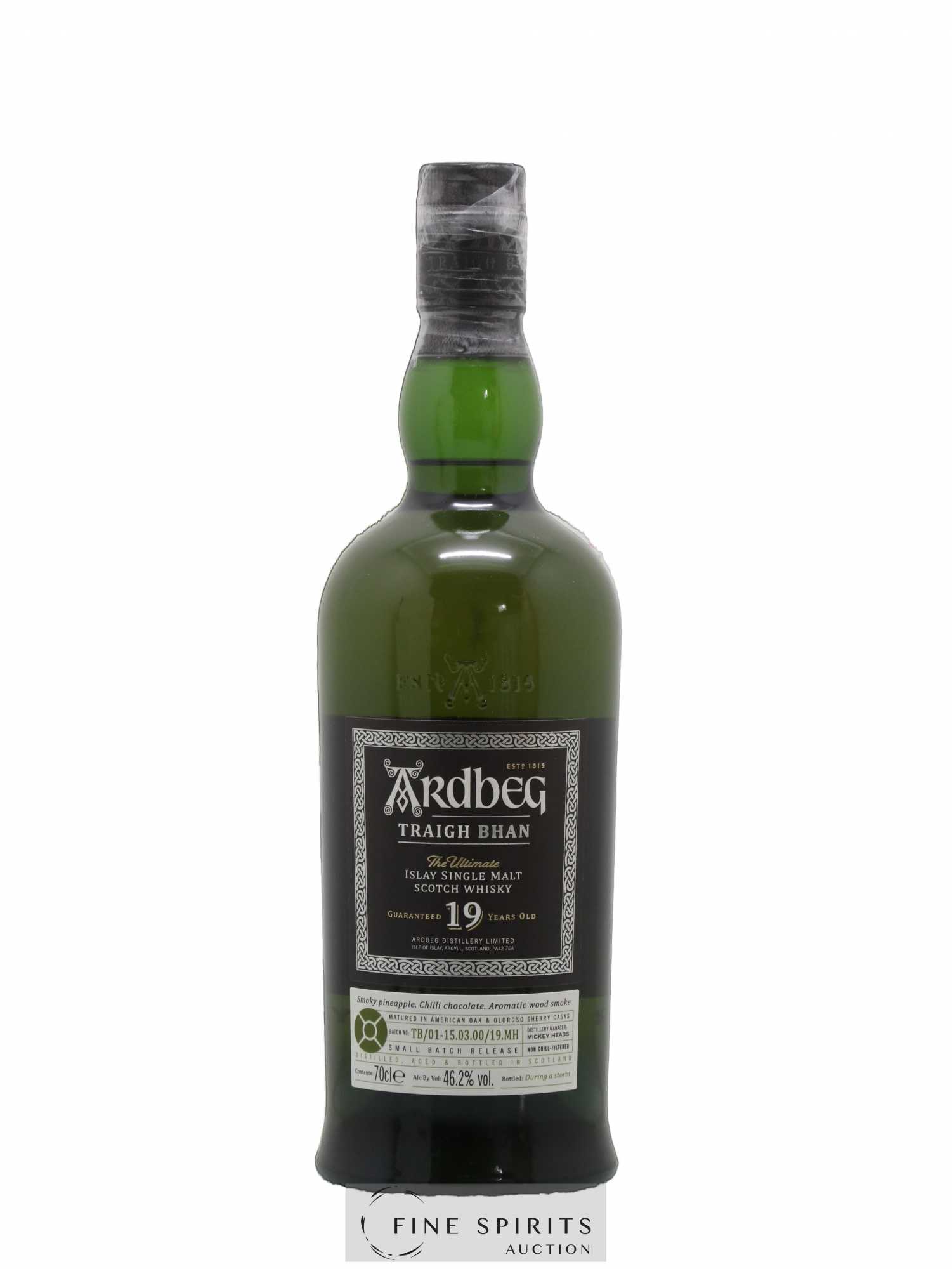 Ardbeg 19 years Of. Traigh Bhan TB-01-15.03.00-19.MH The Ultimate - Lot de 1 bouteille - 1