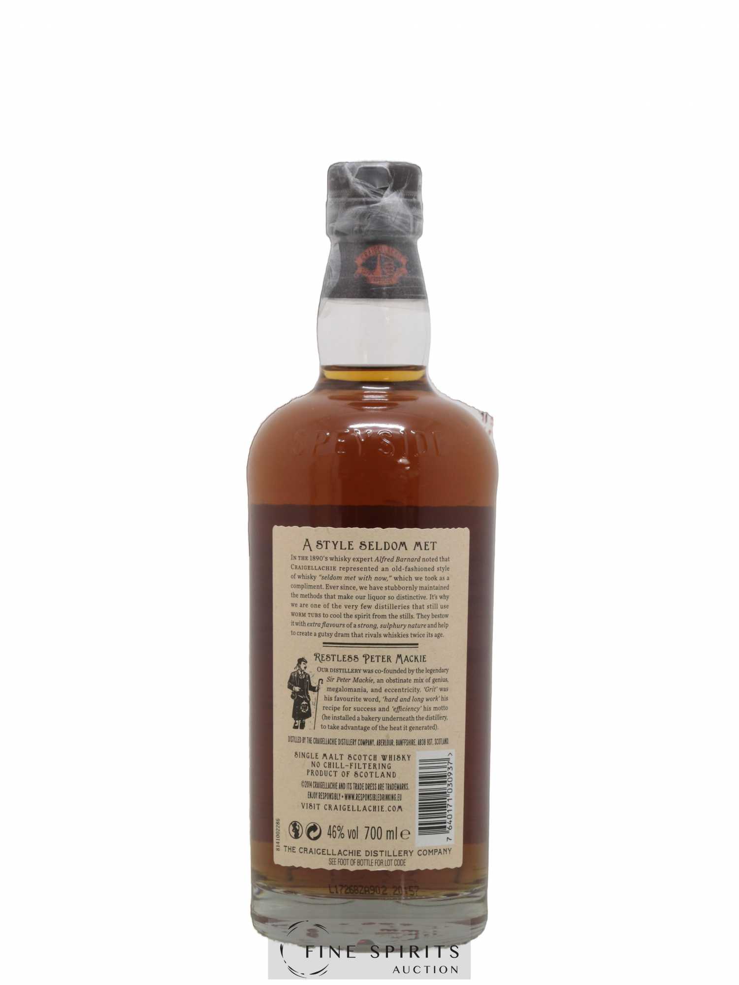 Craigellachie 17 years 1999 Of. Small Batch n°CR1999 - One of 3032 Exceptional Cask Series - Lot de 1 bouteille - 2