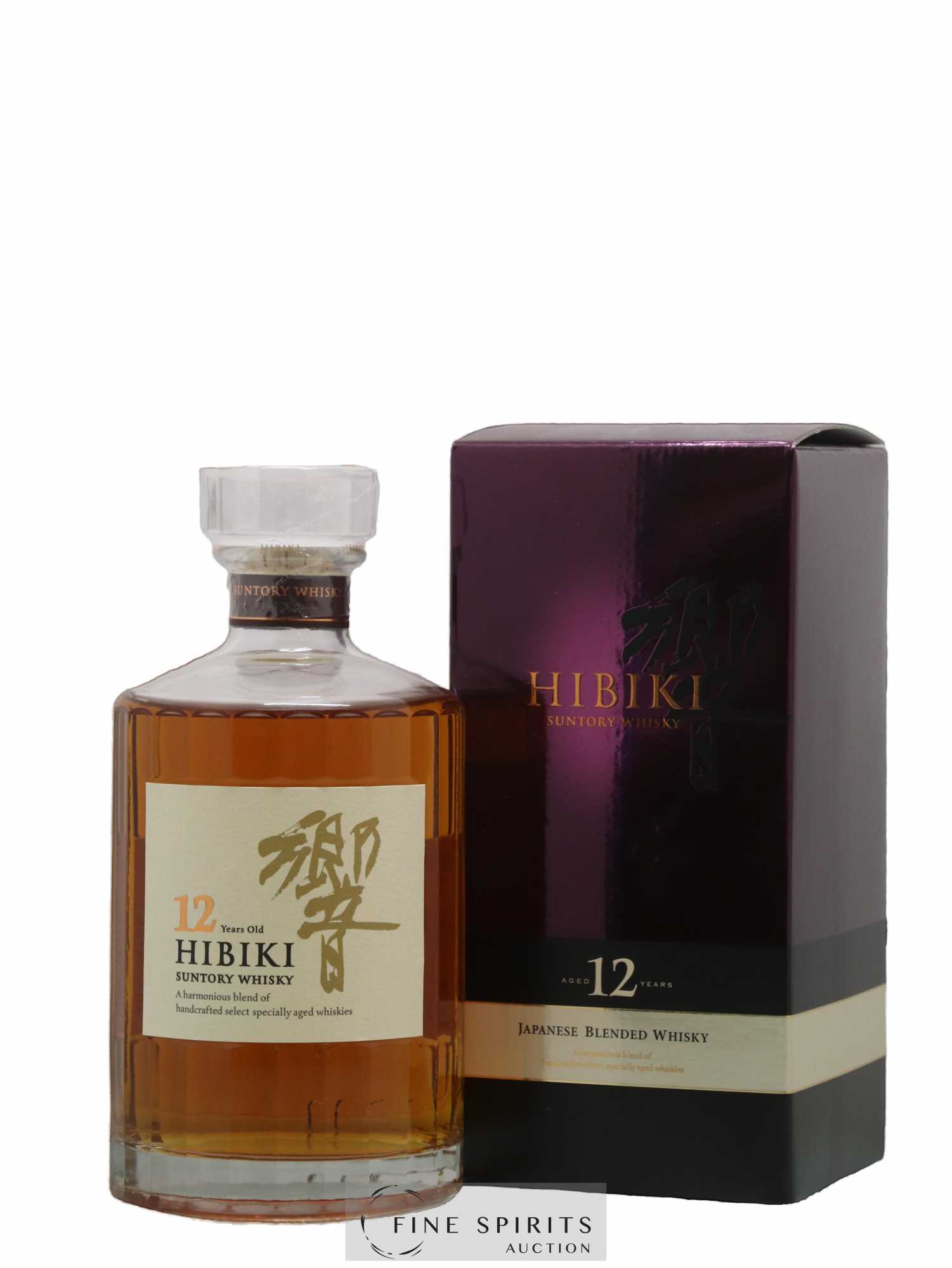Hibiki 12 years Of. Suntory (70cl.) - Lot de 1 bouteille - 0