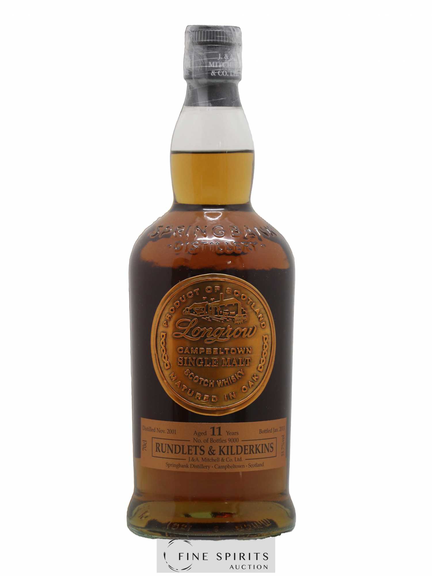 Longrow 11 years 2001 Of. Rundlets & Kilderkins One of 9000 - bottled 2013 - Lot de 1 bouteille - 1