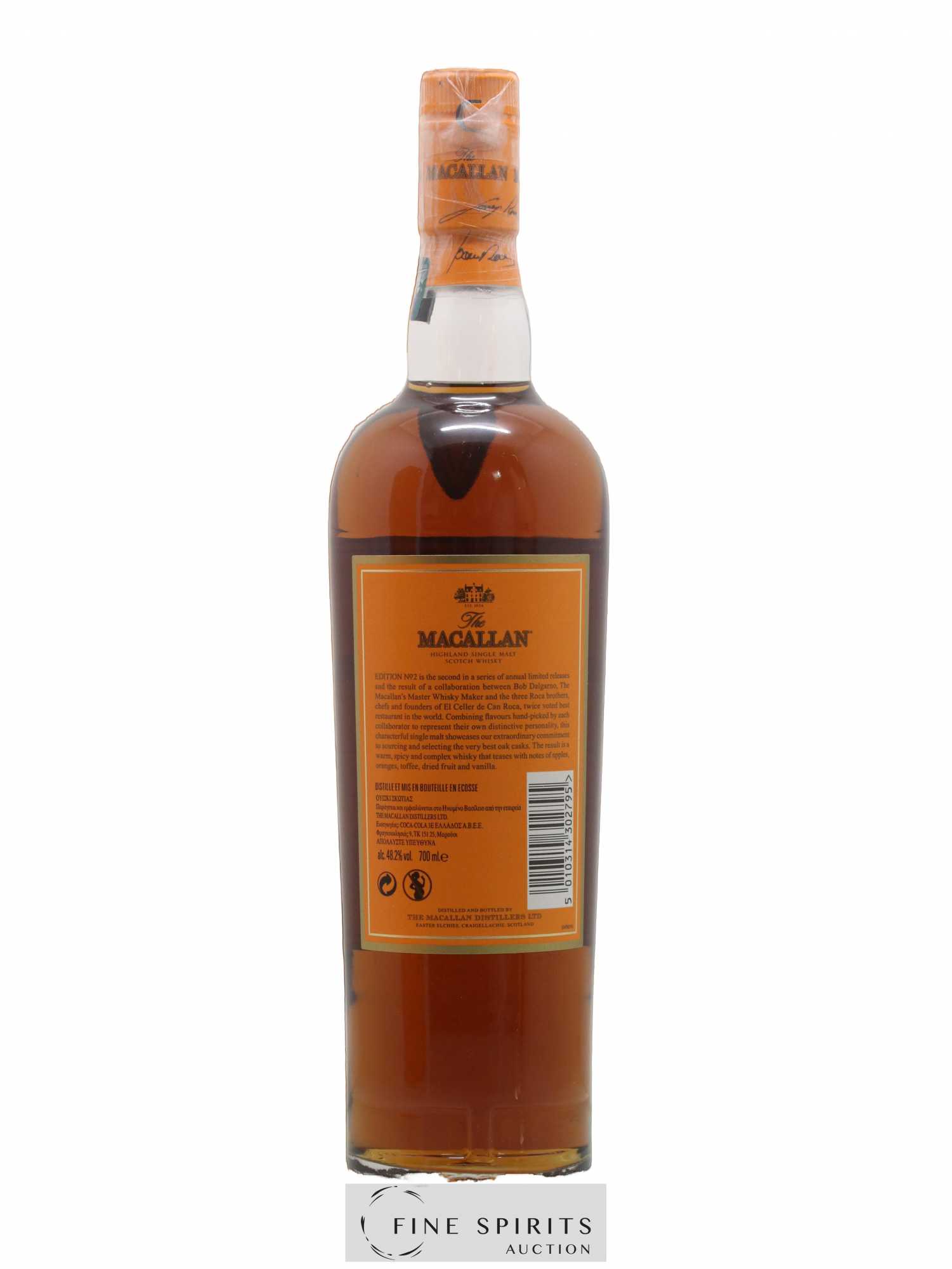 Macallan (The) Of. Edition n°2 C4.V372.T21.2016-002 Limited Edition - Lot de 1 bouteille - 2