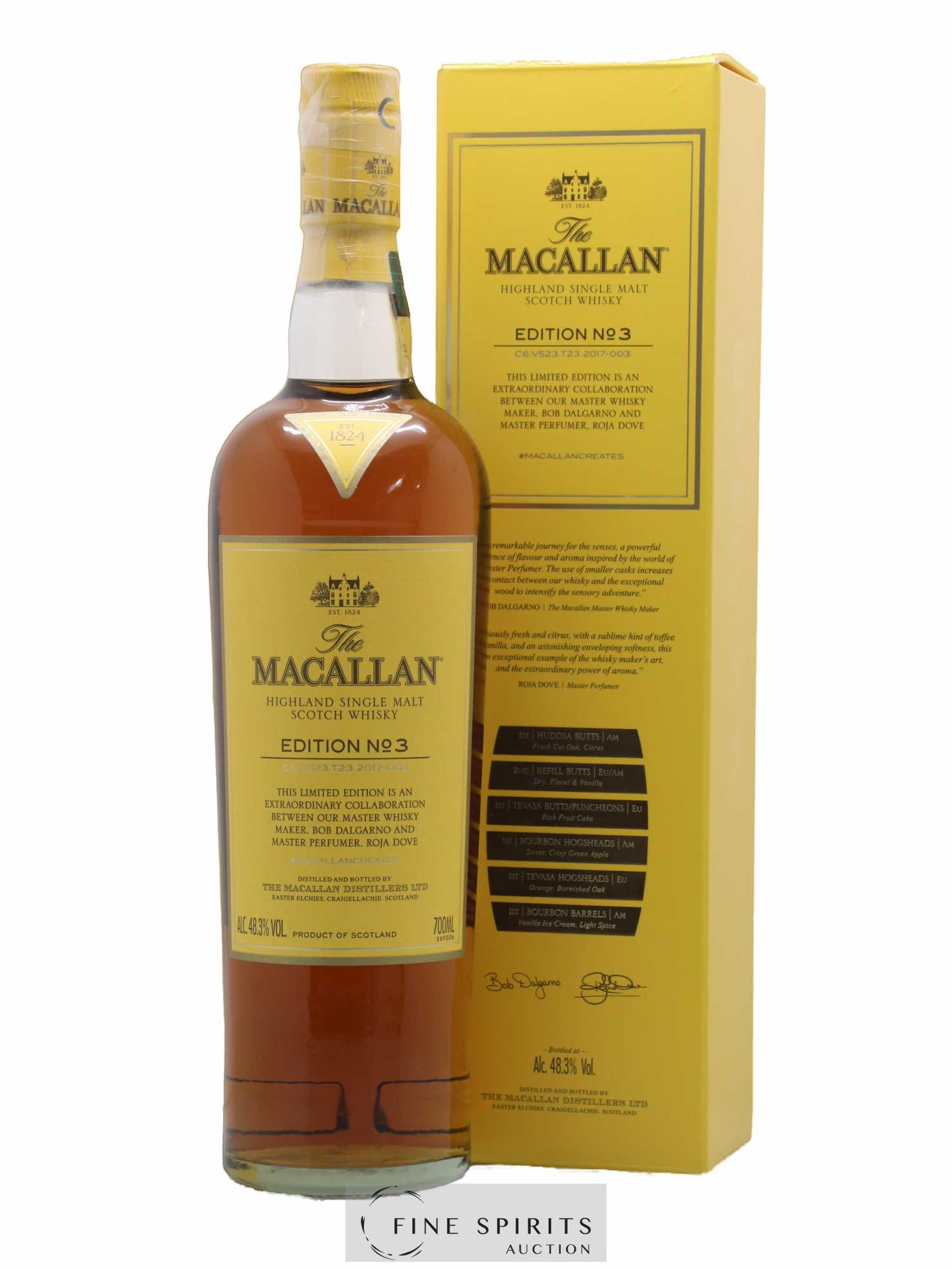 Macallan (The) Of. Edition n°3 C6.V523.T23.2017-003 Limited Edition - Lot de 1 bouteille - 0