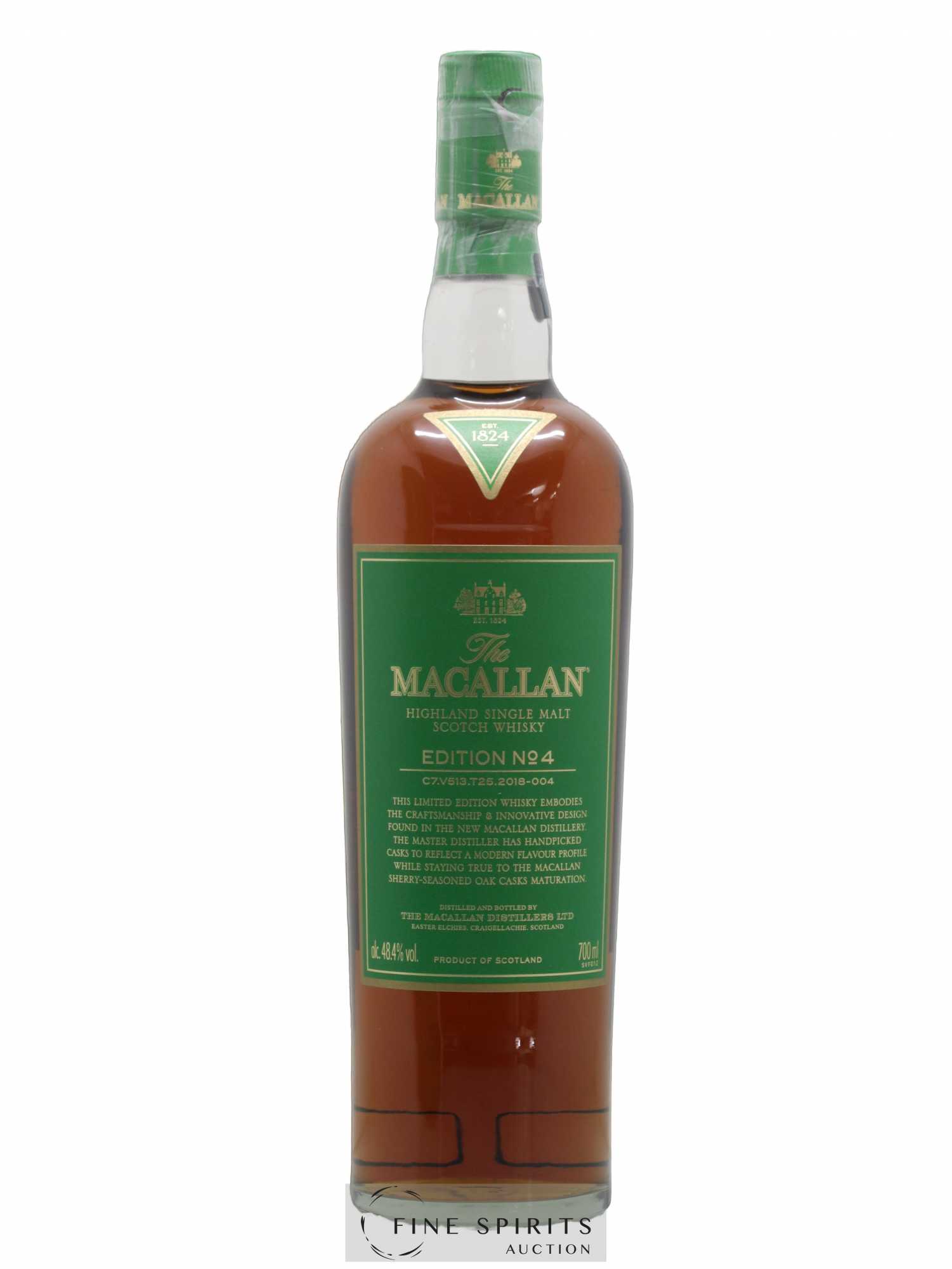 Macallan (The) Of. Edition n°4 C7.V513.T25.2018-004 Limited Edition - Lot de 1 bouteille - 1