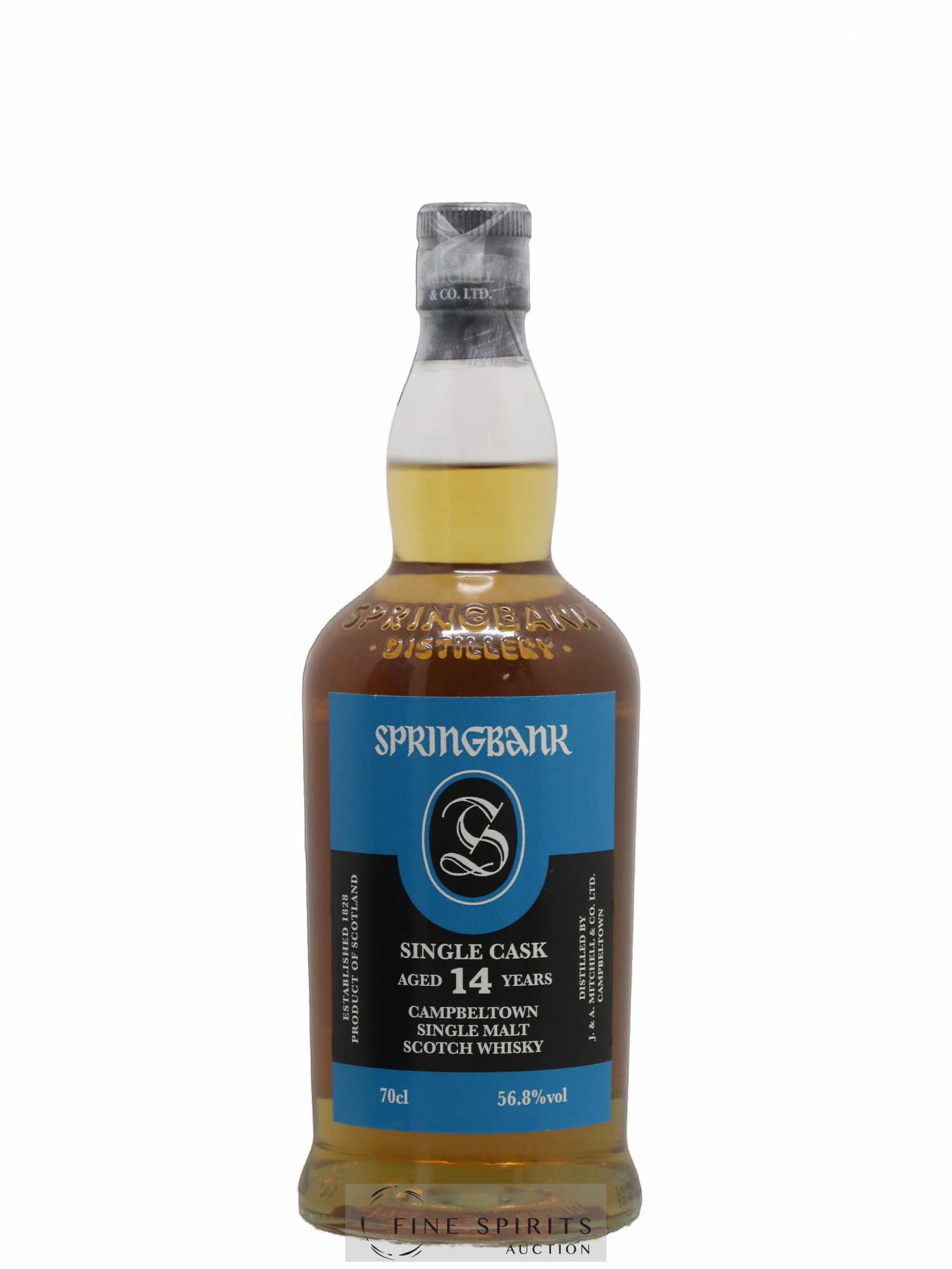 Springbank 14 years 2003 Of. Barbade Rhum Cask - One of 198 - bottled 2018 Dugas - Lot de 1 bouteille - 1