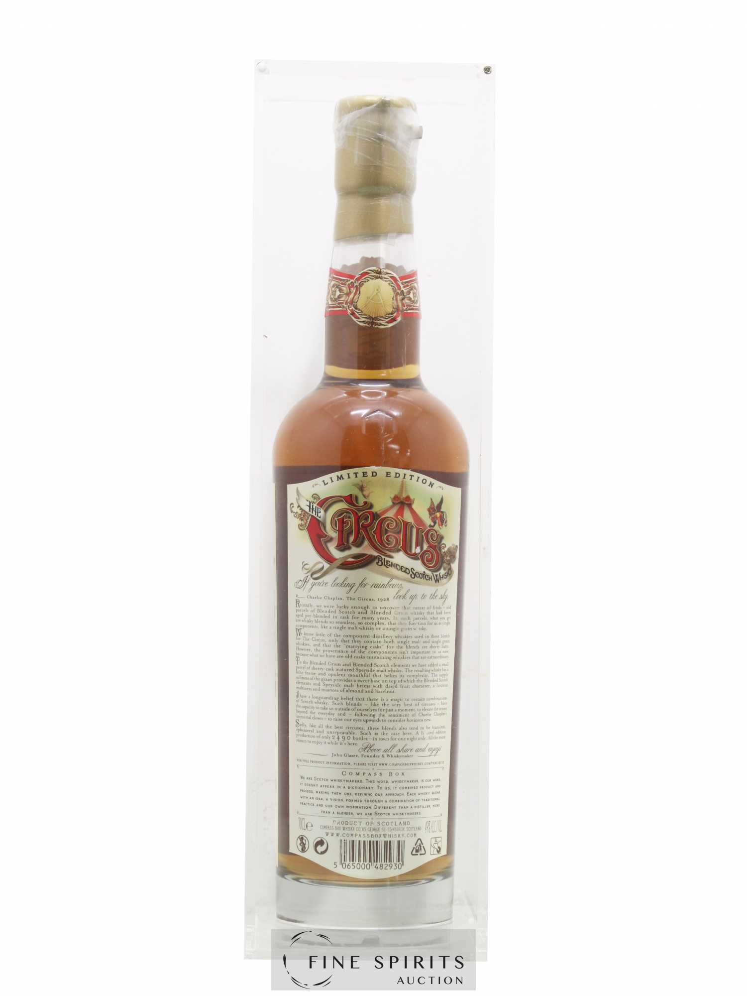 The Circus Compass Box One of 2490 - bottled 2016 Limited Edition - Posten von 1 Flasche - 1