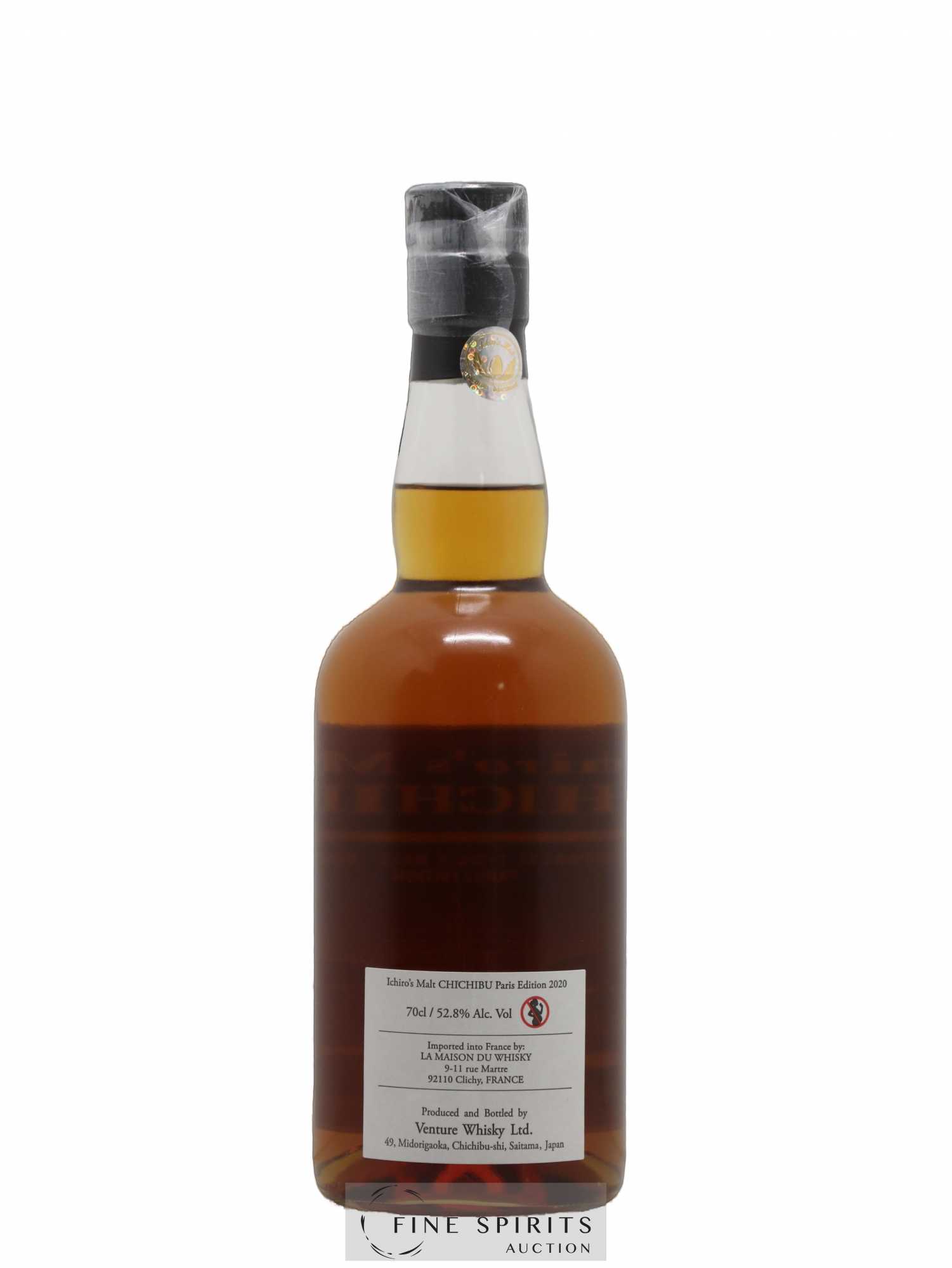 Chichibu Of. Paris Edition 2020 Release - One of 1833 Ichiro's Malt - Lot de 1 bouteille - 2
