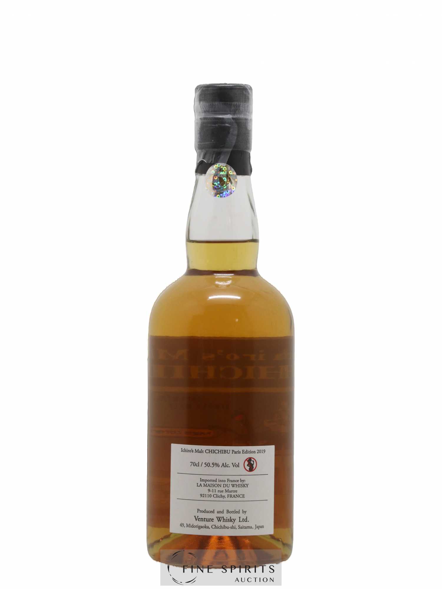 Chichibu Of. Paris Edition 2019 Release - One of 1757 Ichiro's Malt - Lot de 1 bouteille - 2