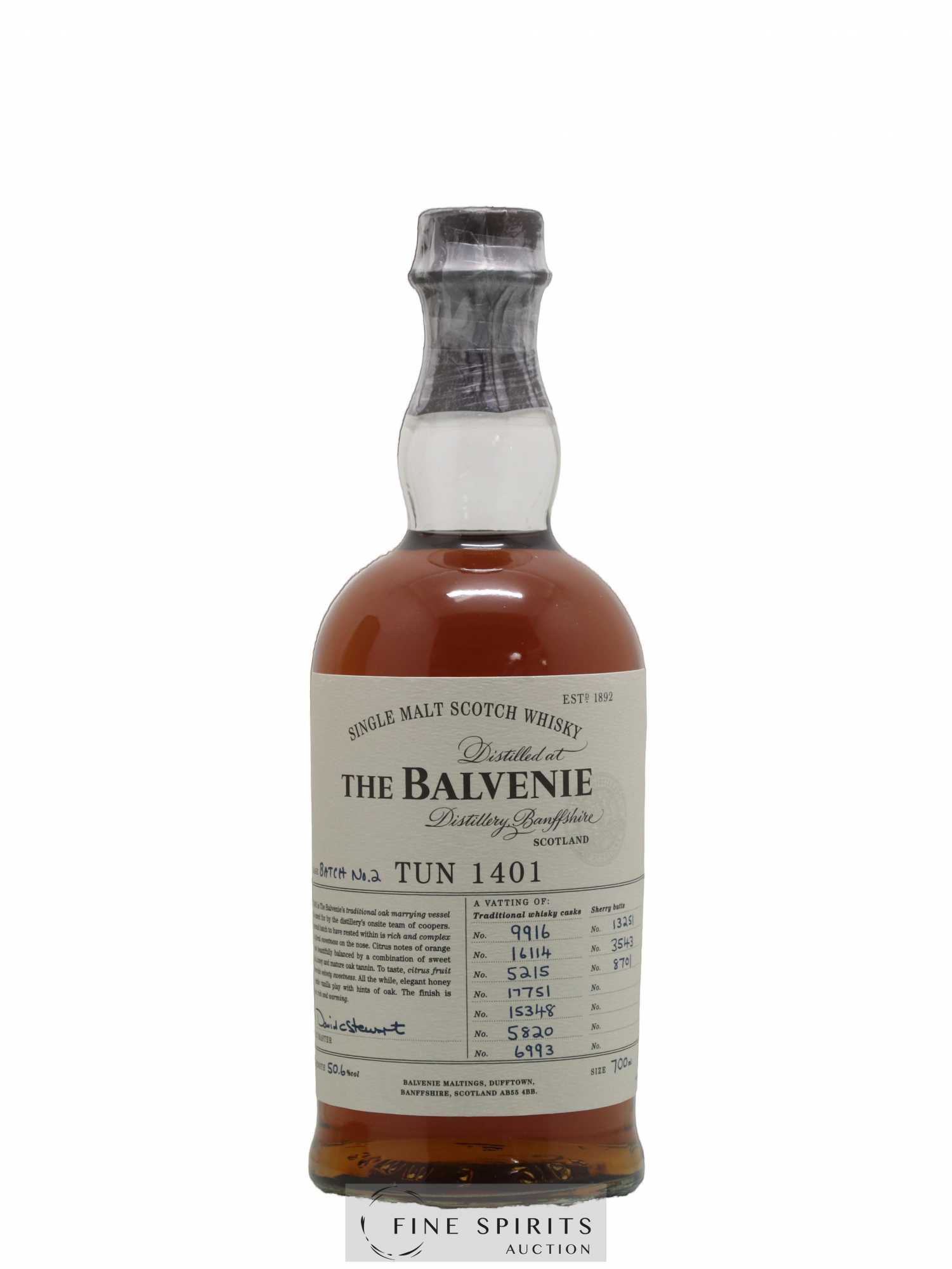 Balvenie (The) Of. Tun 1401 Batch 2 - Lot de 1 bouteille - 1