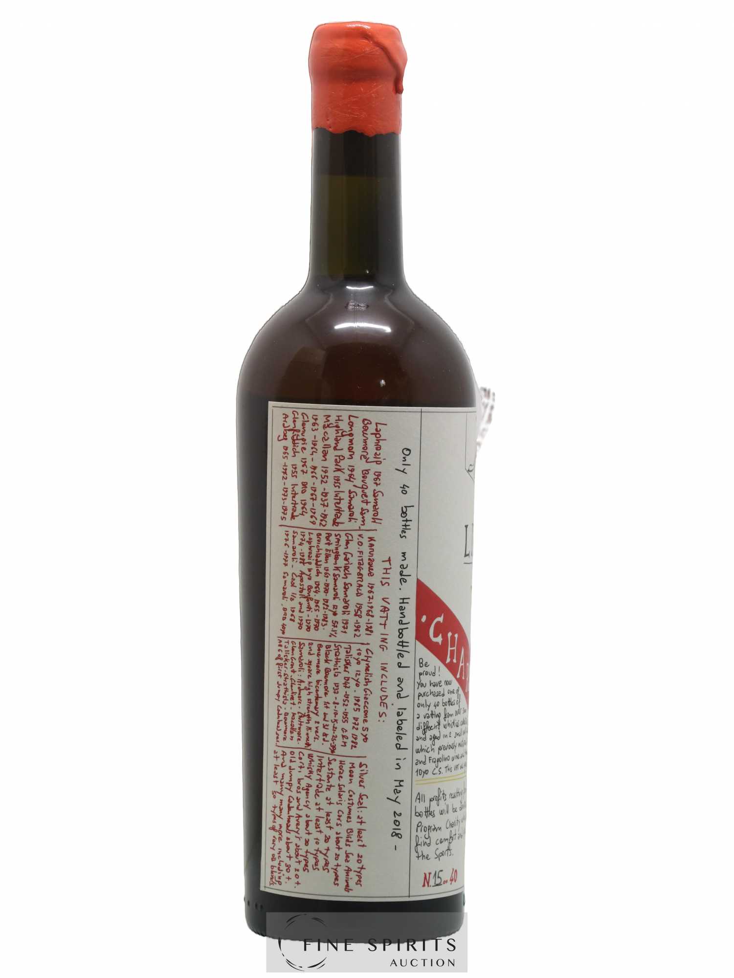 The Lion's Vat Of. Charity Cask One of 40 - bottled 2018 - Lot de 1 bouteille - 1