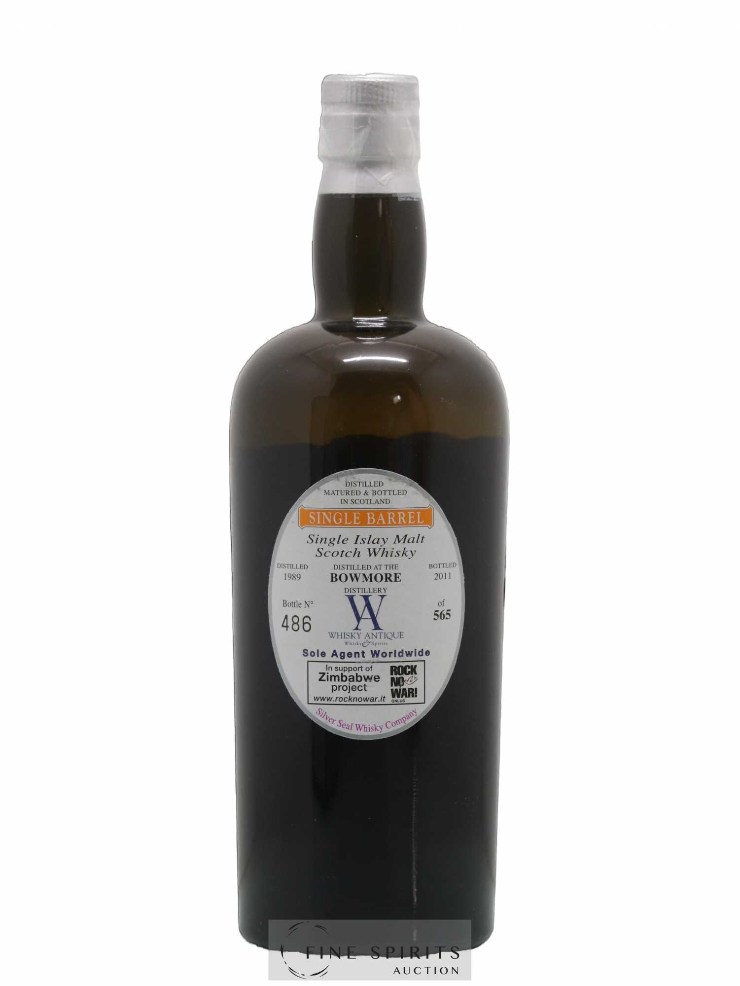 Bowmore 21 years 1989 Silver Seal Whisky Company Whisky Antique One of 565 - bottled 2011 Special Bottling - Lot de 1 bouteille - 2