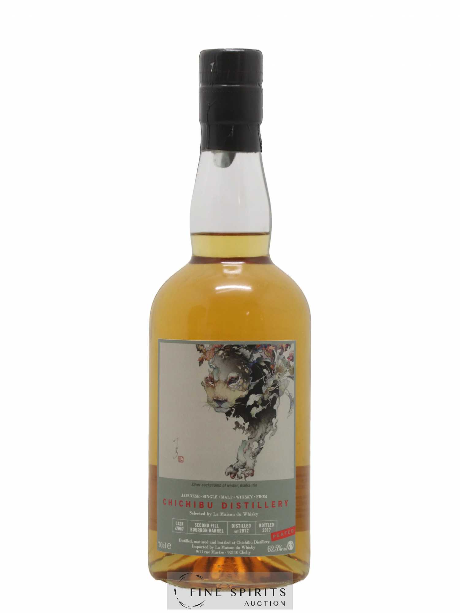Chichibu 2012 Of. Peated Cask n°2087 - bottled 2017 LMDW - Lot de 1 bouteille - 1