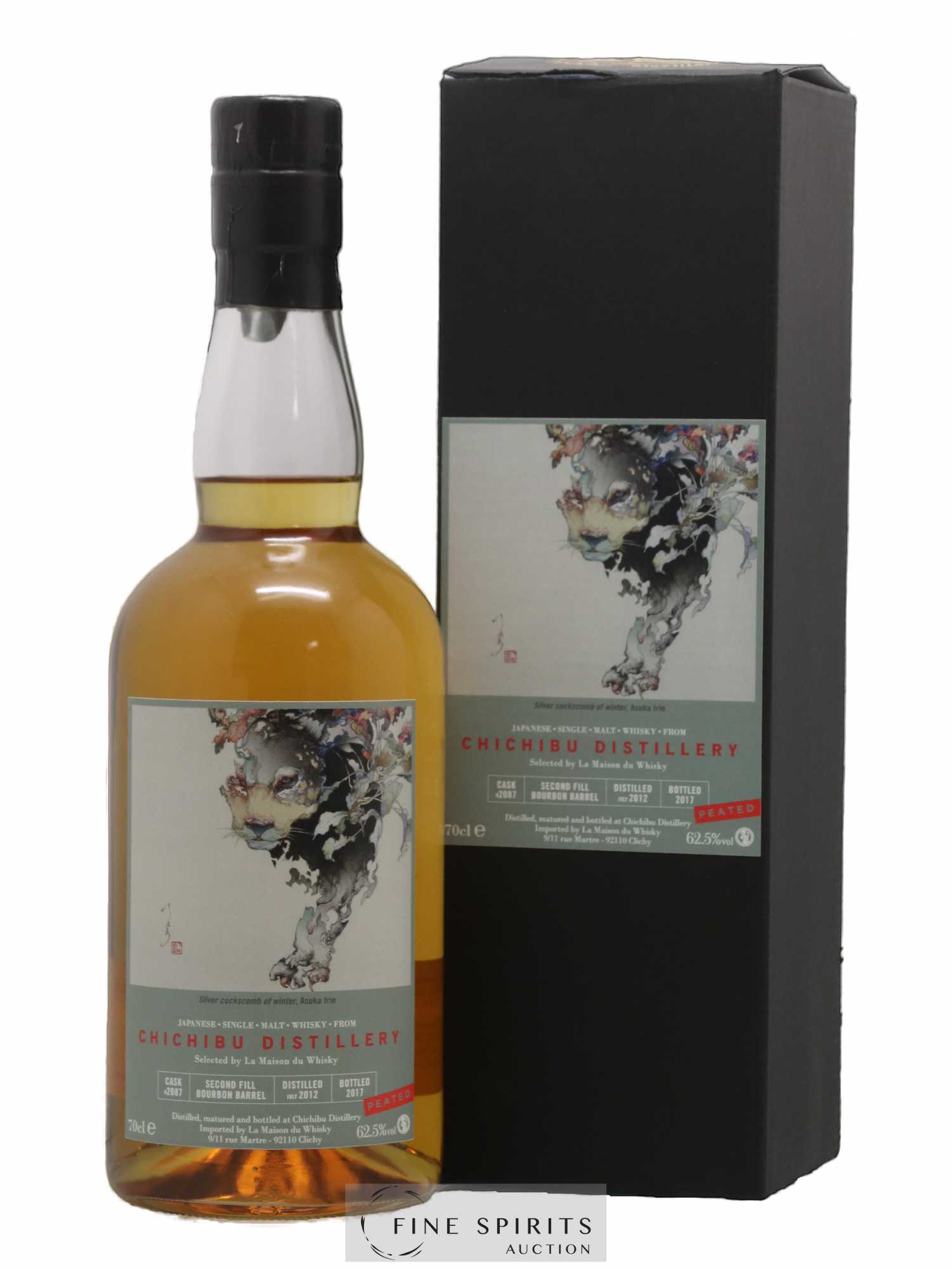 Chichibu 2012 Of. Peated Cask n°2087 - bottled 2017 LMDW - Lot de 1 bouteille - 0
