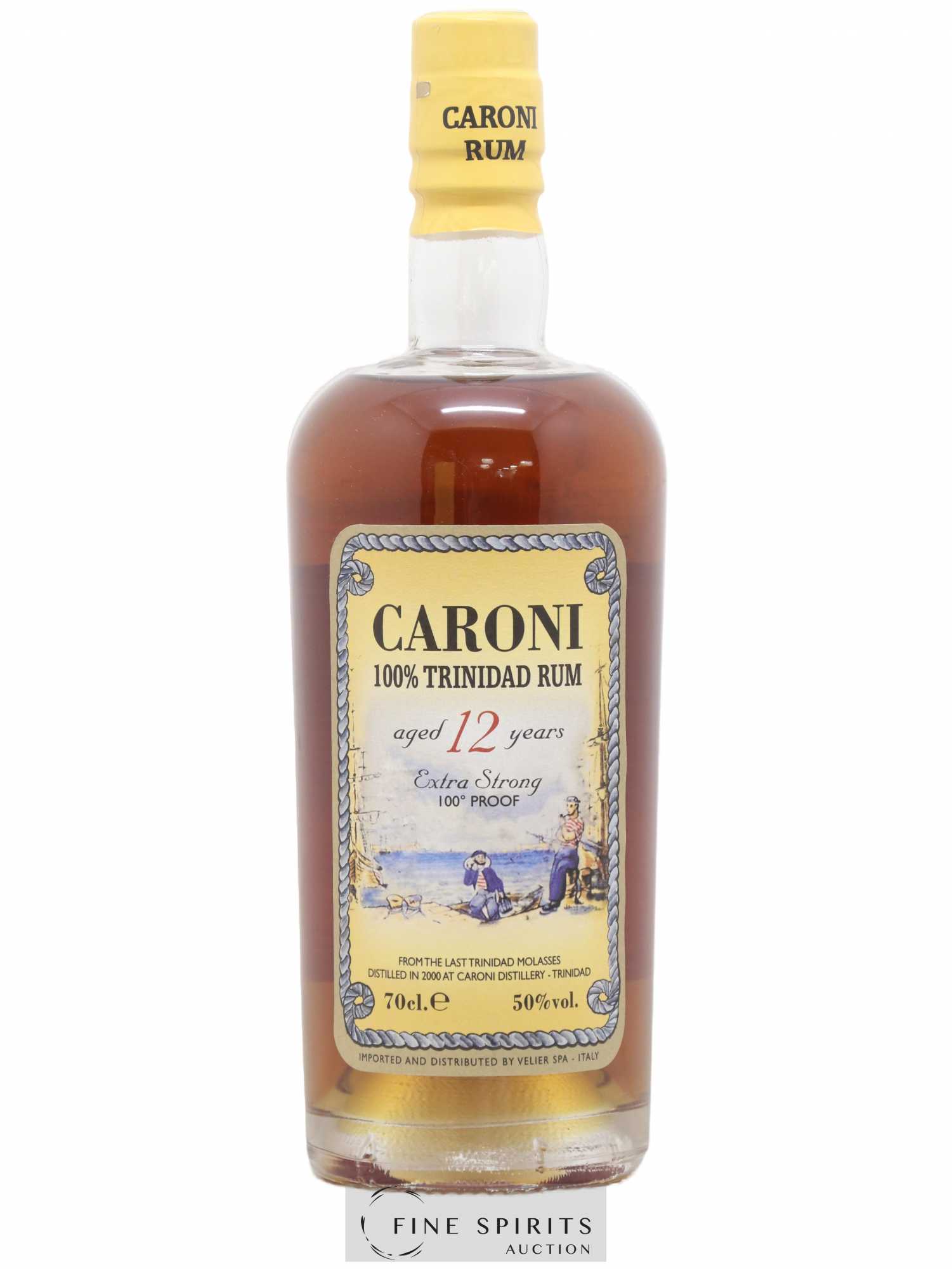 Caroni 12 years 2000 Velier 100° Proof bottled 2012 Extra Strong - Lot de 1 bouteille - 1