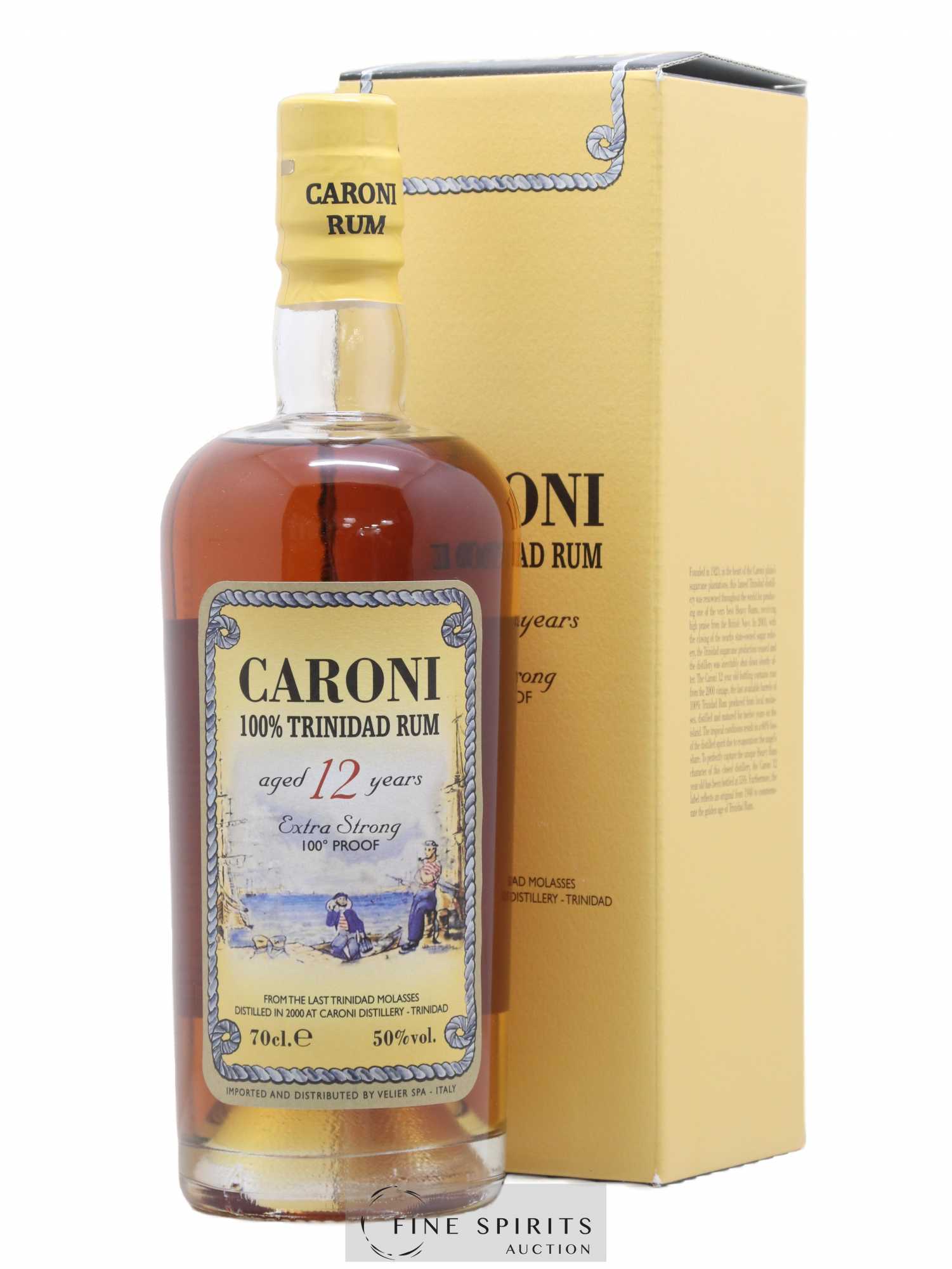 Caroni 12 years 2000 Velier 100° Proof bottled 2012 Extra Strong - Lot de 1 bouteille - 0