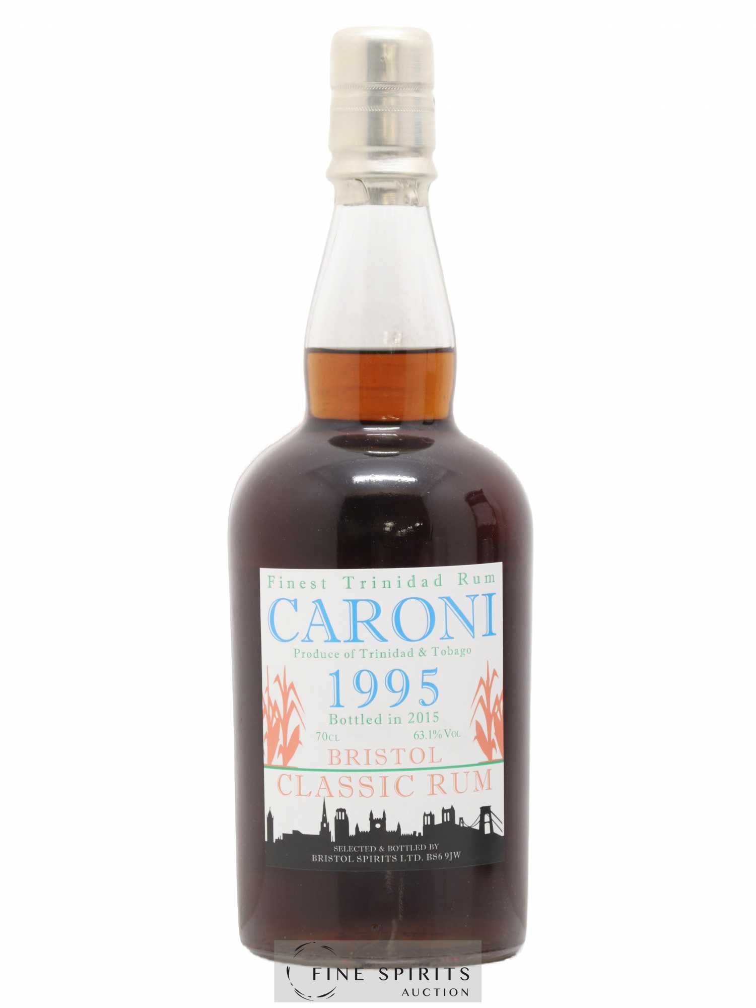 Caroni 1995 Bristol Spirits Bristol Classic Rum bottled in 2015 - Lot of 1 bottle - 1