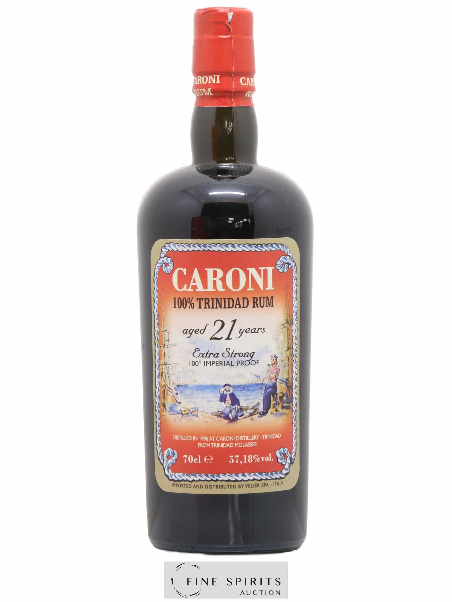 Caroni 21 years 1996 Of. 100° Imperial Proof bottled 2017 Velier Extra Strong - Posten von 1 Flasche - 1