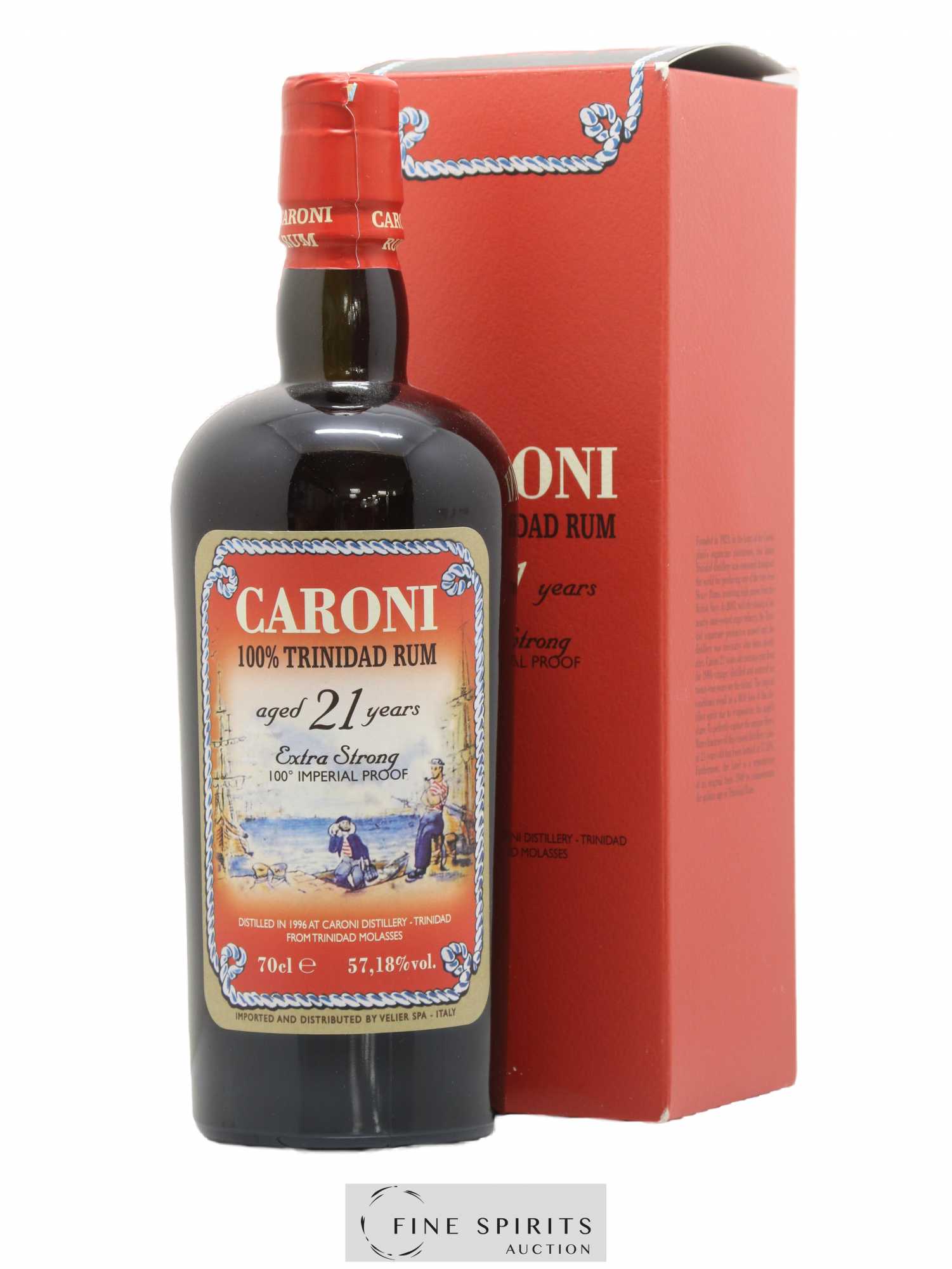 Caroni 21 years 1996 Of. 100° Imperial Proof bottled 2017 Velier Extra Strong - Posten von 1 Flasche - 0