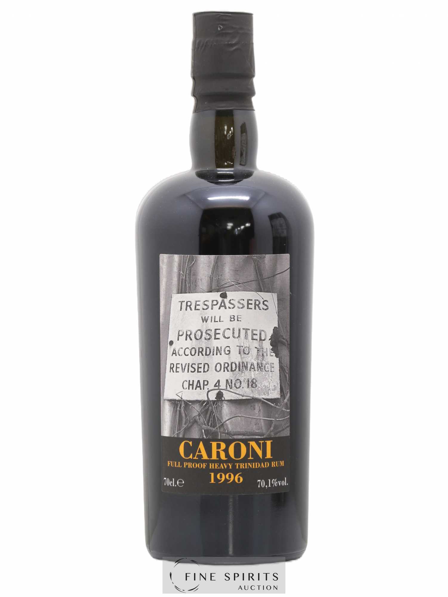 Caroni 20 years 1996 Velier Trespassers 35th Release - 3038 bottles - bottled 2016 Full Proof - Lot de 1 bouteille - 1
