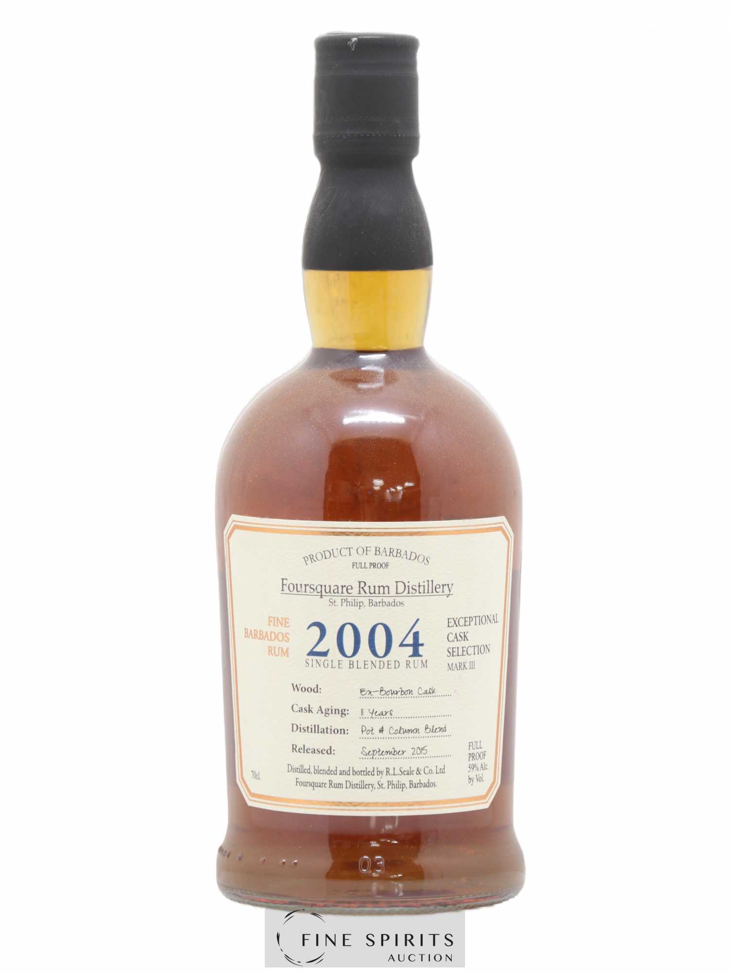 Foursquare 11 years 2004 Of. Mark III - bottled 2015 Exceptional Cask Selection - Lot de 1 bouteille - 0