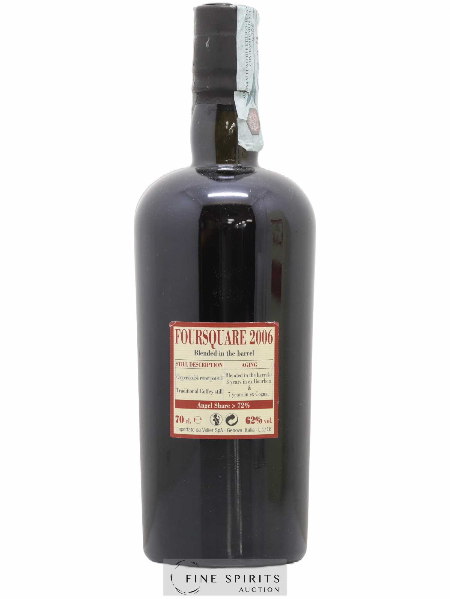 Foursquare 10 years 2006 Velier One of 2400 - bottled 2016 - Lot de 1 bouteille - 2