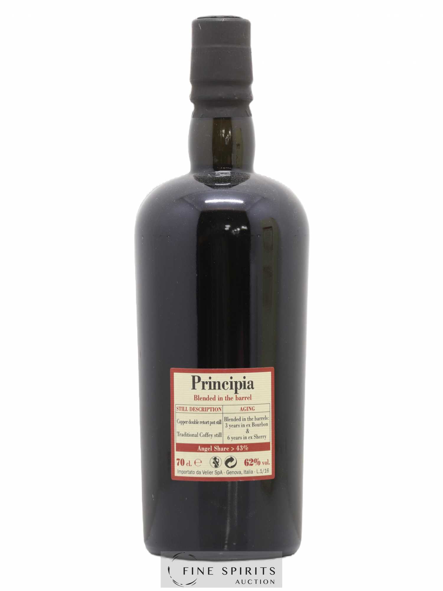 Foursquare 9 years 2008 Velier Principia Barrel Proof - One of 5400 - bottled 2017 Double Maturation - Lot de 1 bouteille - 2