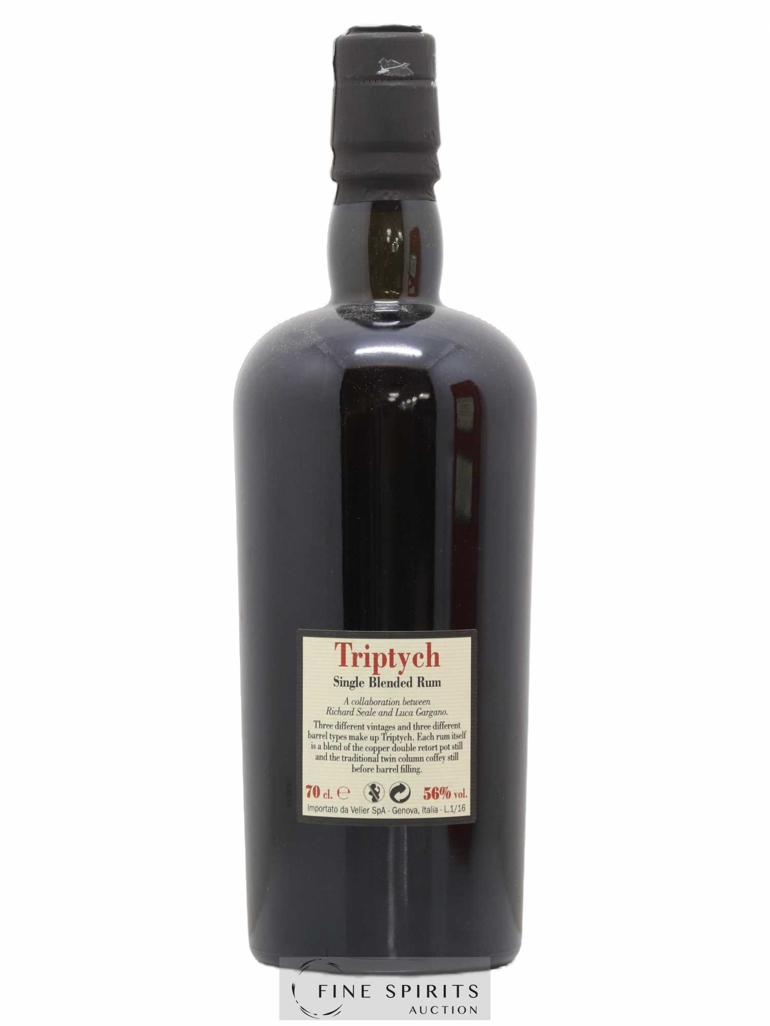 Foursquare Velier Triptych One of 5400 - bottled 2016 - Lot de 1 bouteille - 2