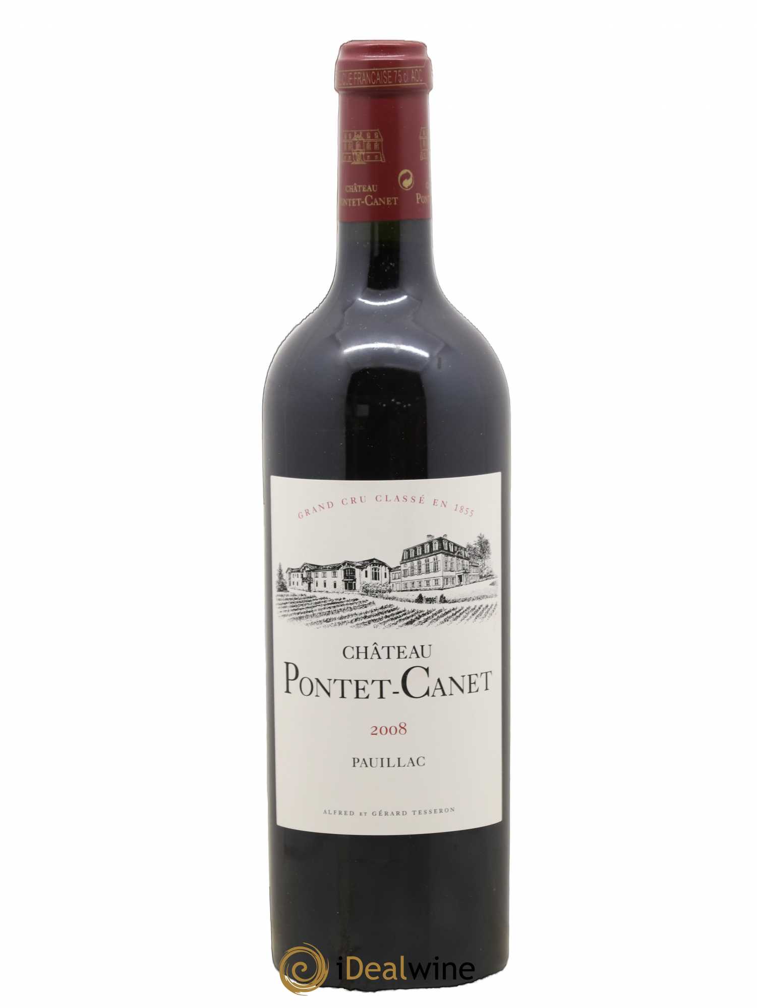 Château Pontet Canet 5ème Grand Cru Classé 2008 - Lot de 1 bouteille - 0