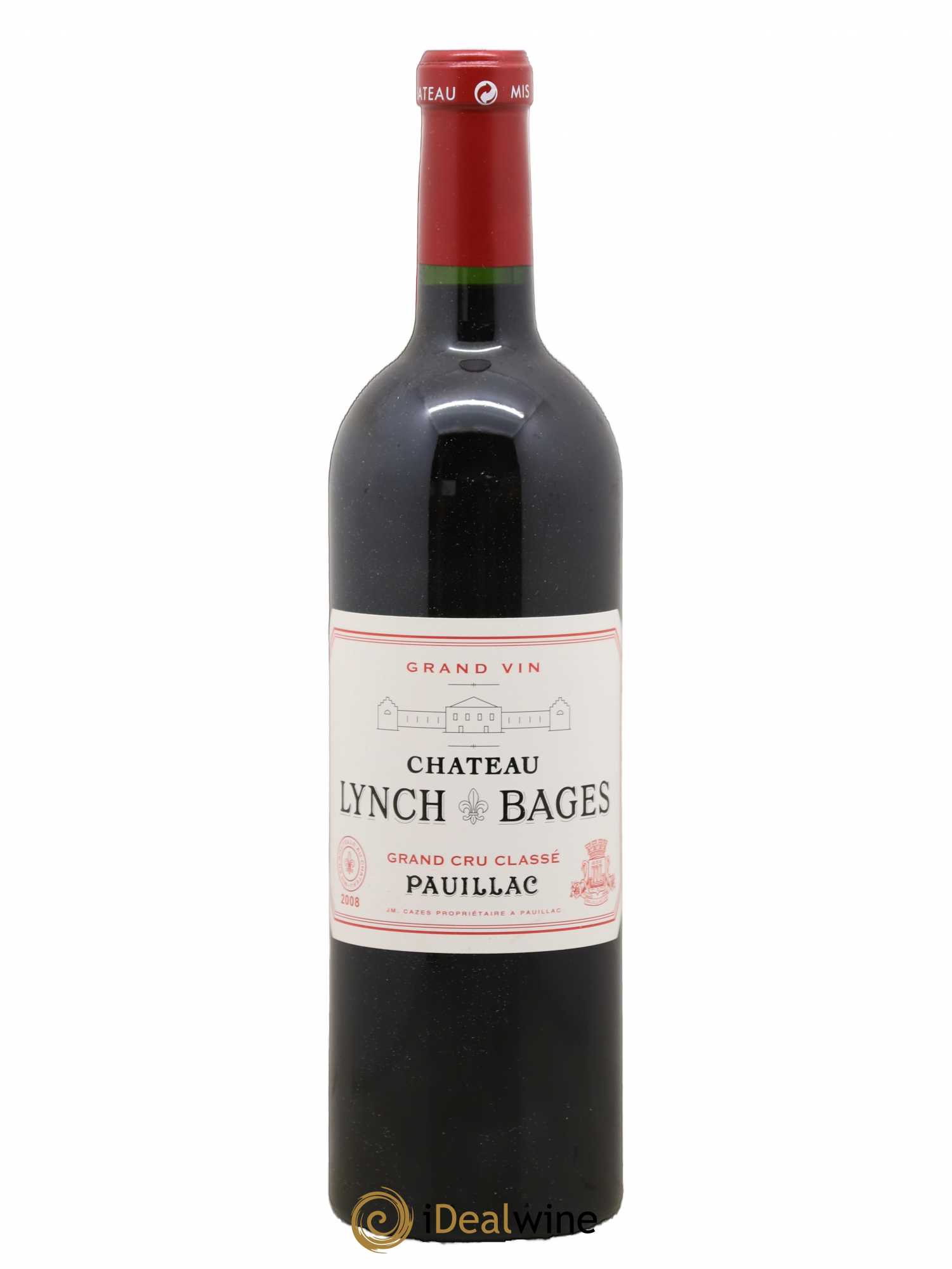Château Lynch Bages 5ème Grand Cru Classé 2008 - Lot de 1 bouteille - 0