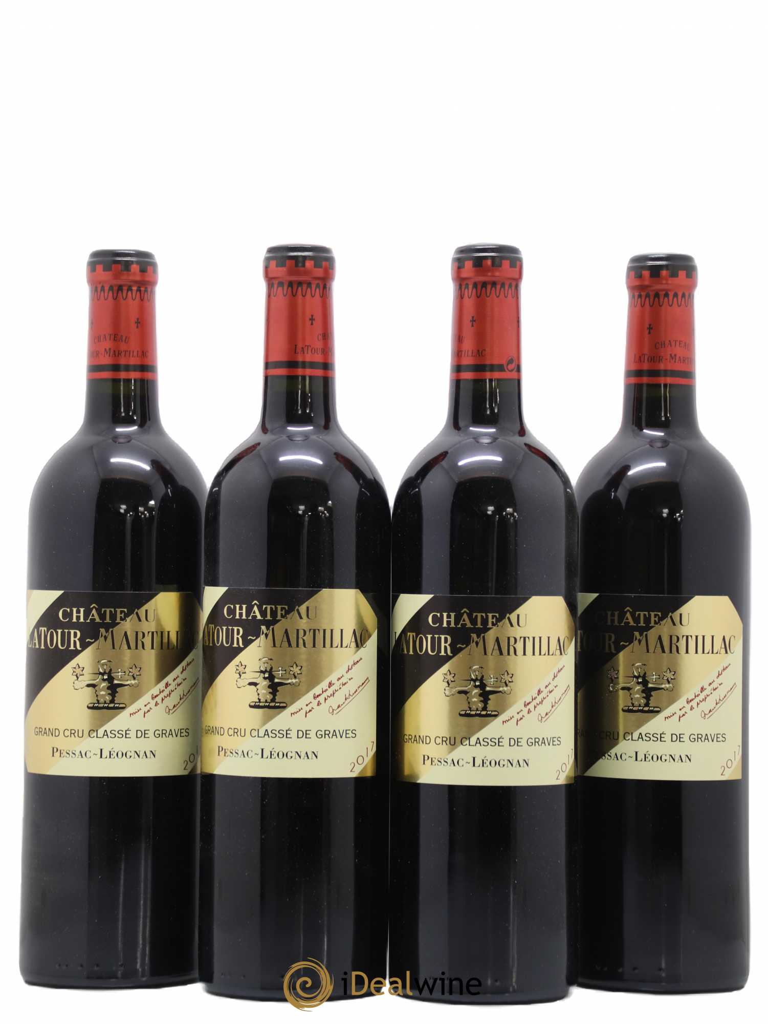 Château Latour-Martillac Cru Classé de Graves 2017 - Lot de 4 bouteilles - 0