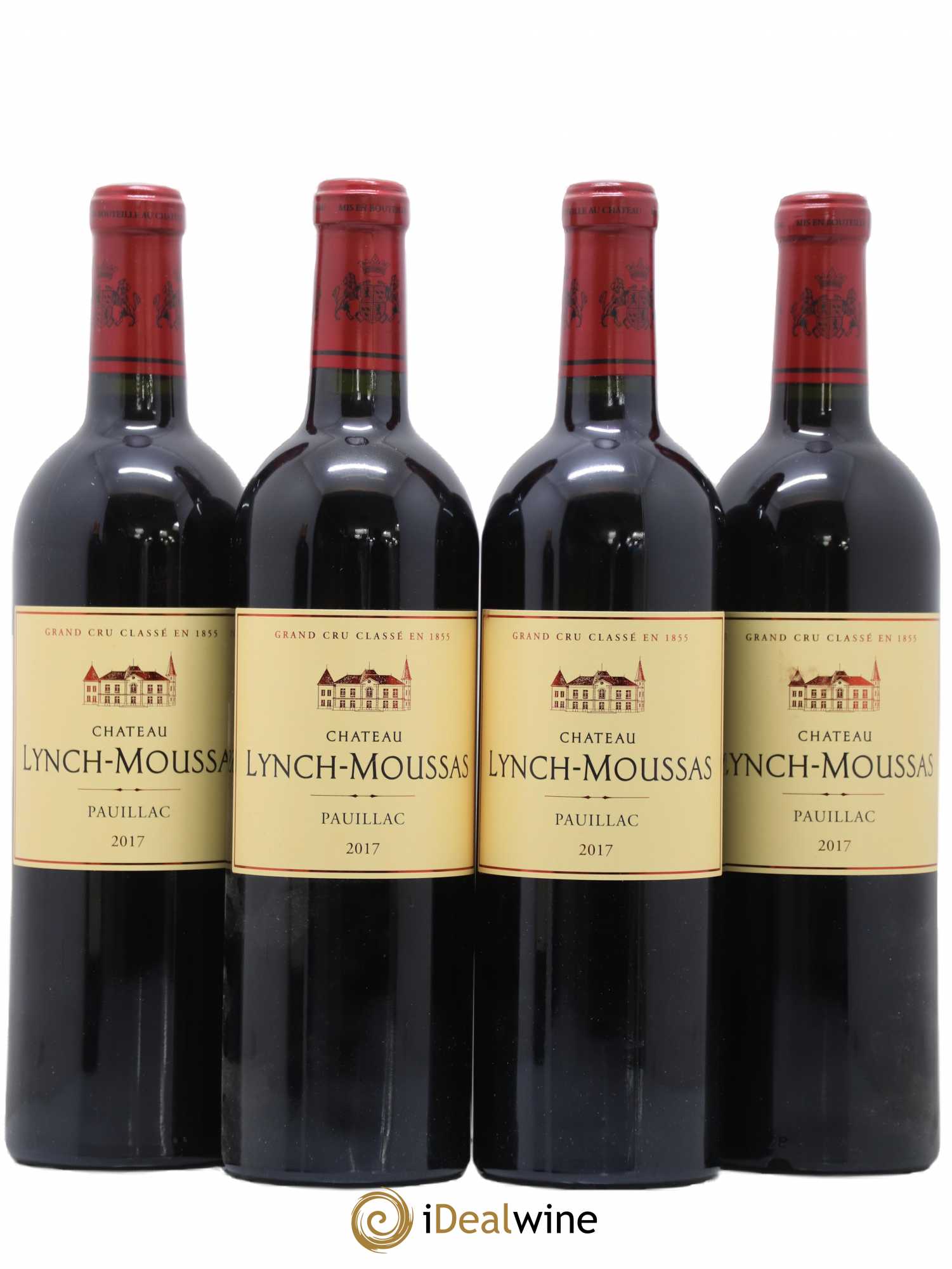 Château Lynch Moussas 5ème Grand Cru Classé 2017 - Lot de 4 bouteilles - 0
