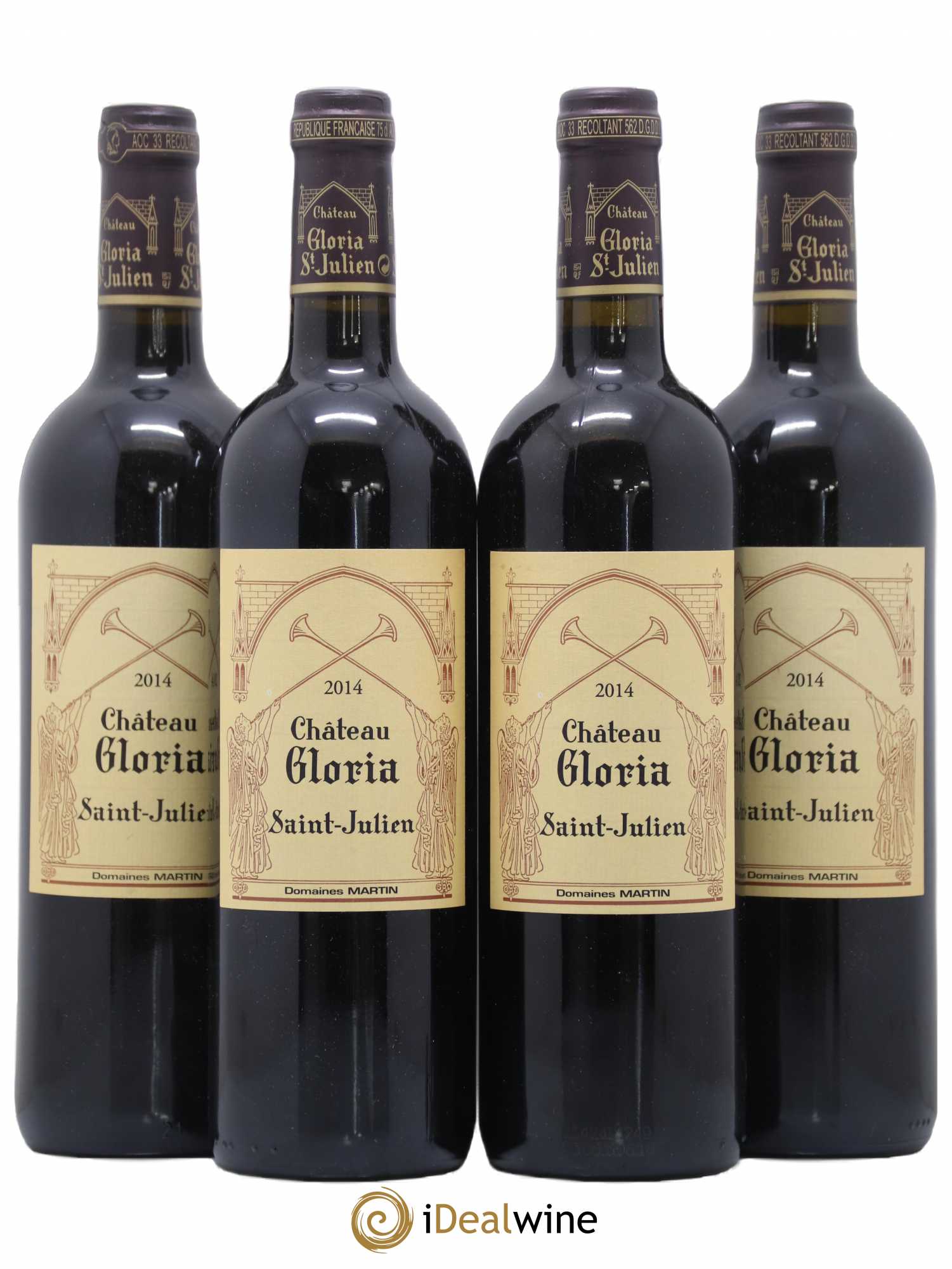 Château Gloria 2014 - Lot de 4 bouteilles - 0