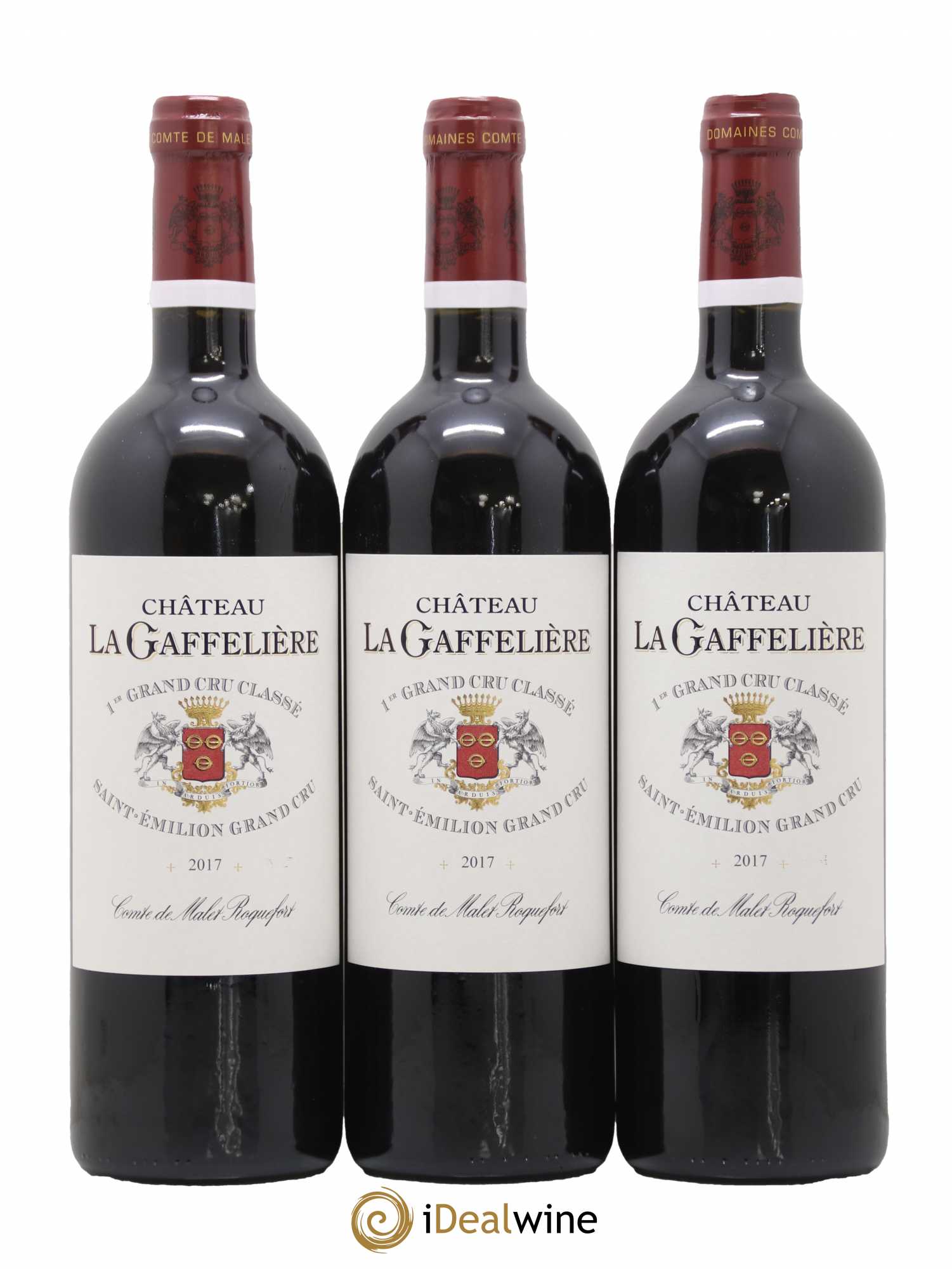 Château la Gaffelière 1er Grand Cru Classé B 2017 - Lot de 3 bouteilles - 0