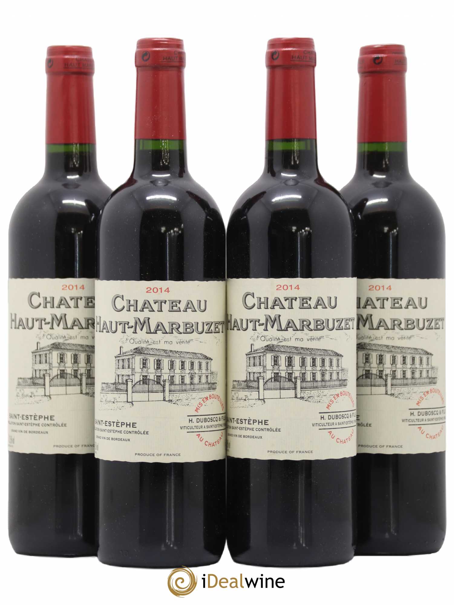 Château Haut Marbuzet 2014 - Lot de 4 bouteilles - 0