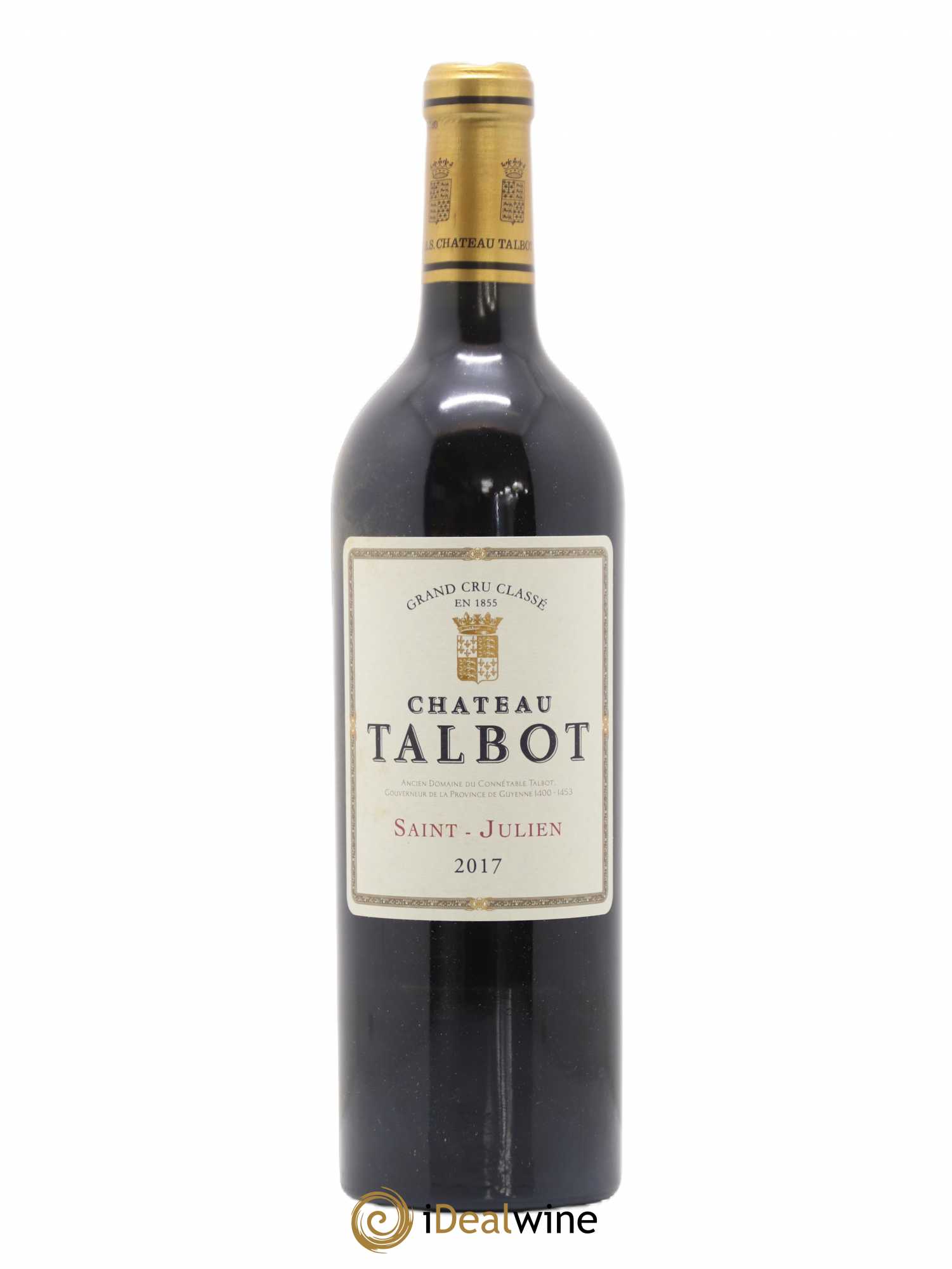 Château Talbot 4ème Grand Cru Classé 2017 - Lot de 1 bouteille - 0