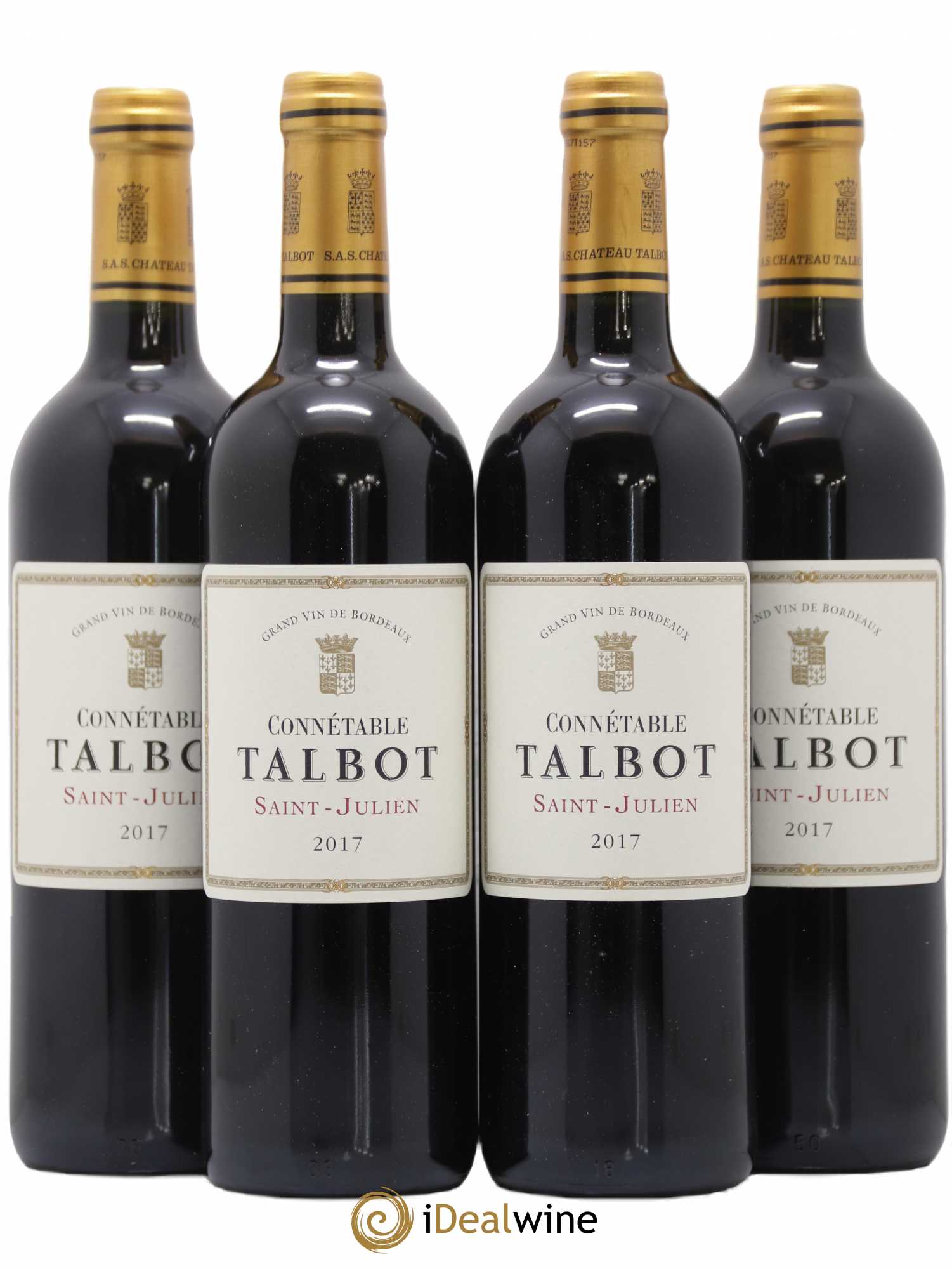 Connétable de Talbot Second Vin 2017 - Posten von 4 Flaschen - 0