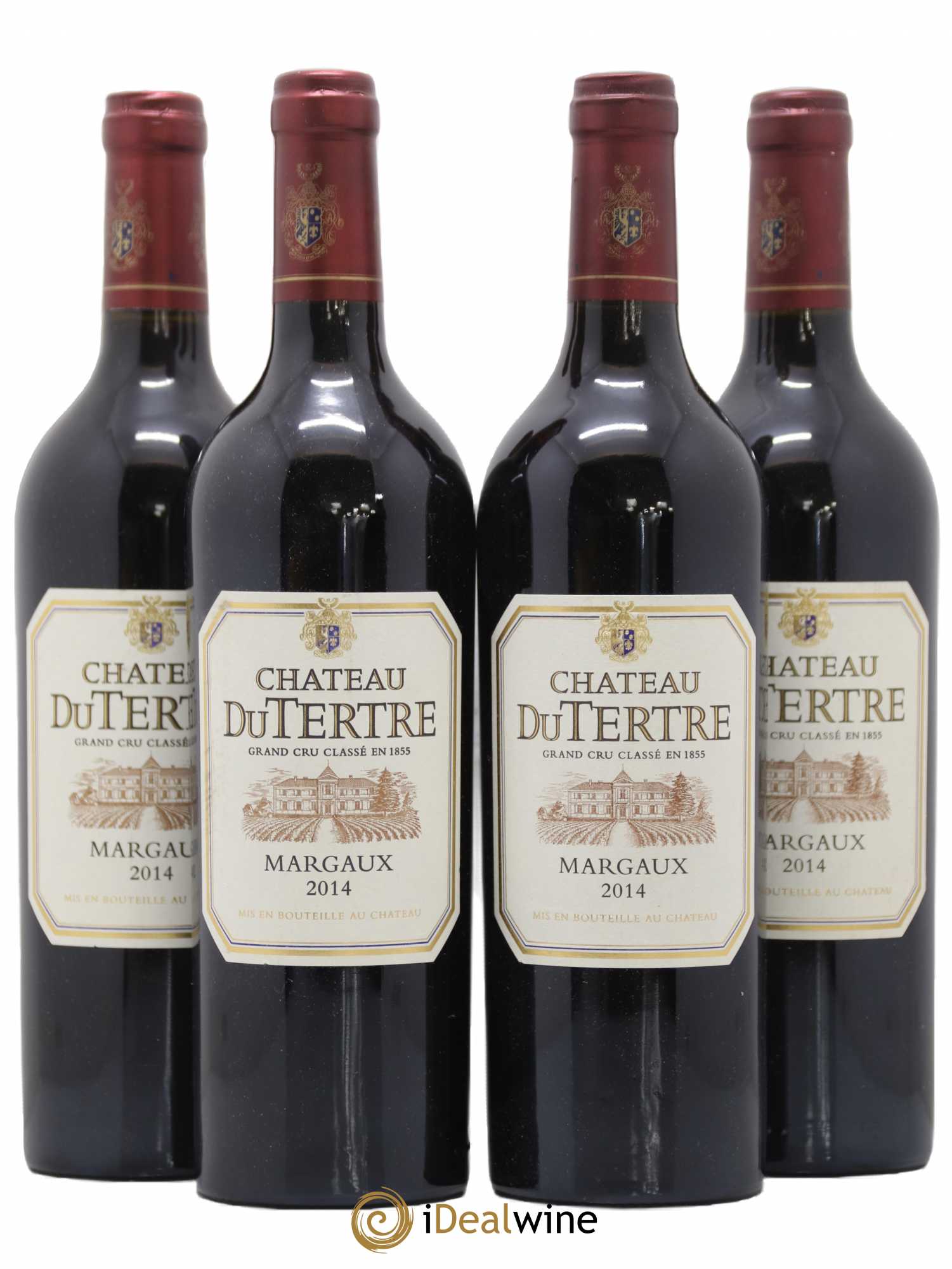 Château du Tertre 5ème Grand Cru Classé 2014 - Lot de 4 bouteilles - 0