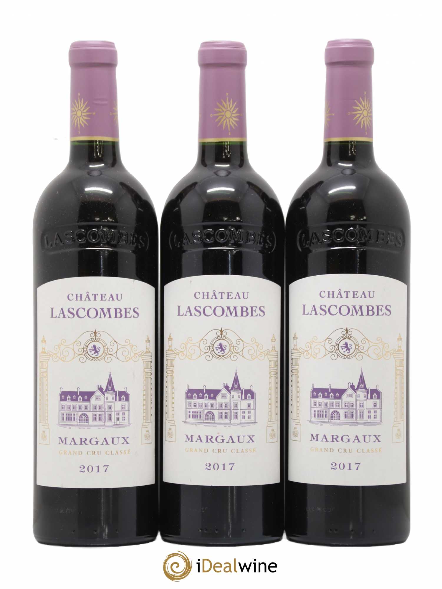 Château Lascombes 2ème Grand Cru Classé 2017 - Lot de 3 bouteilles - 0