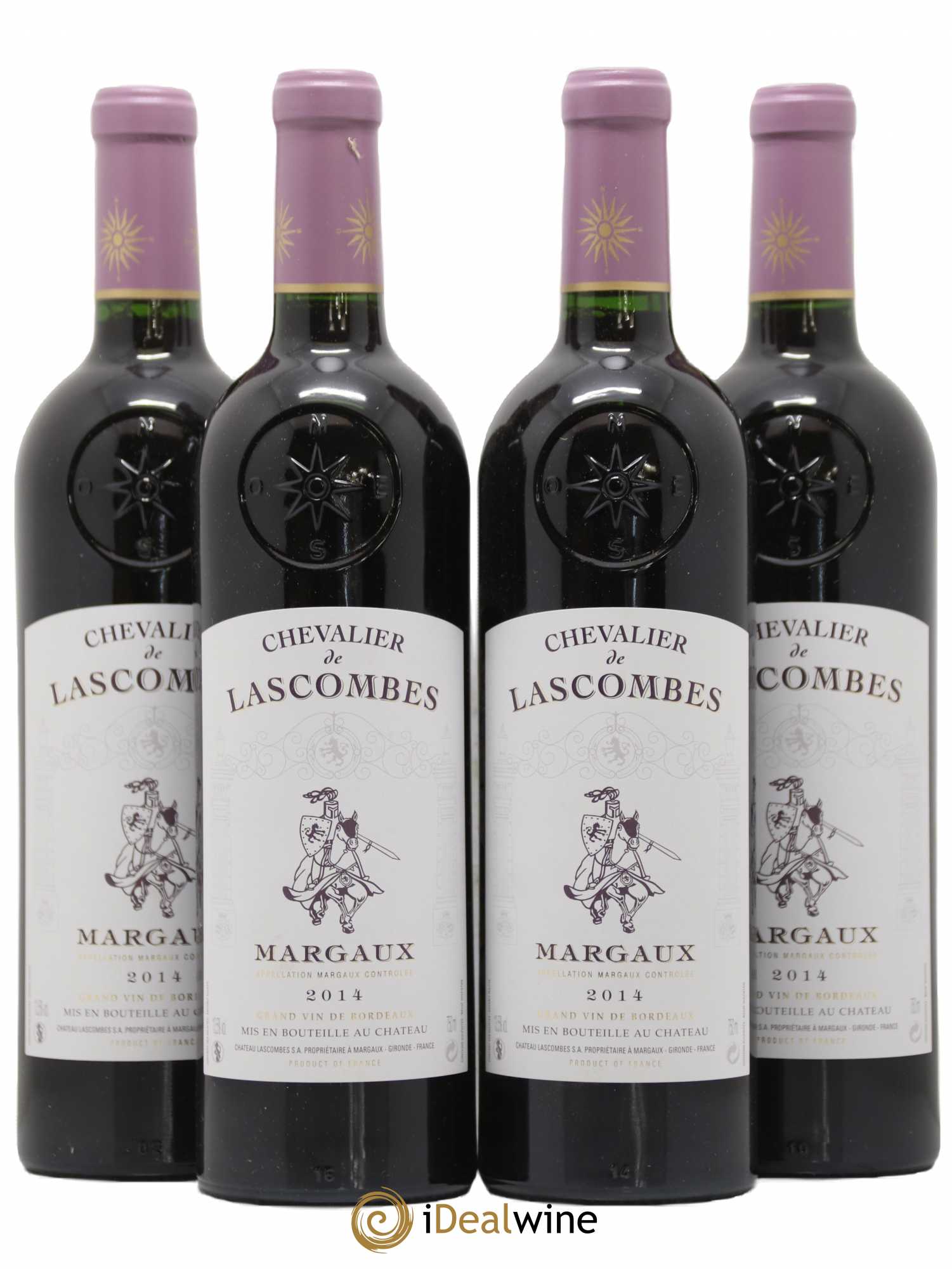 Chevalier de Lascombes Second Vin 2014 - Lot de 4 bouteilles - 0