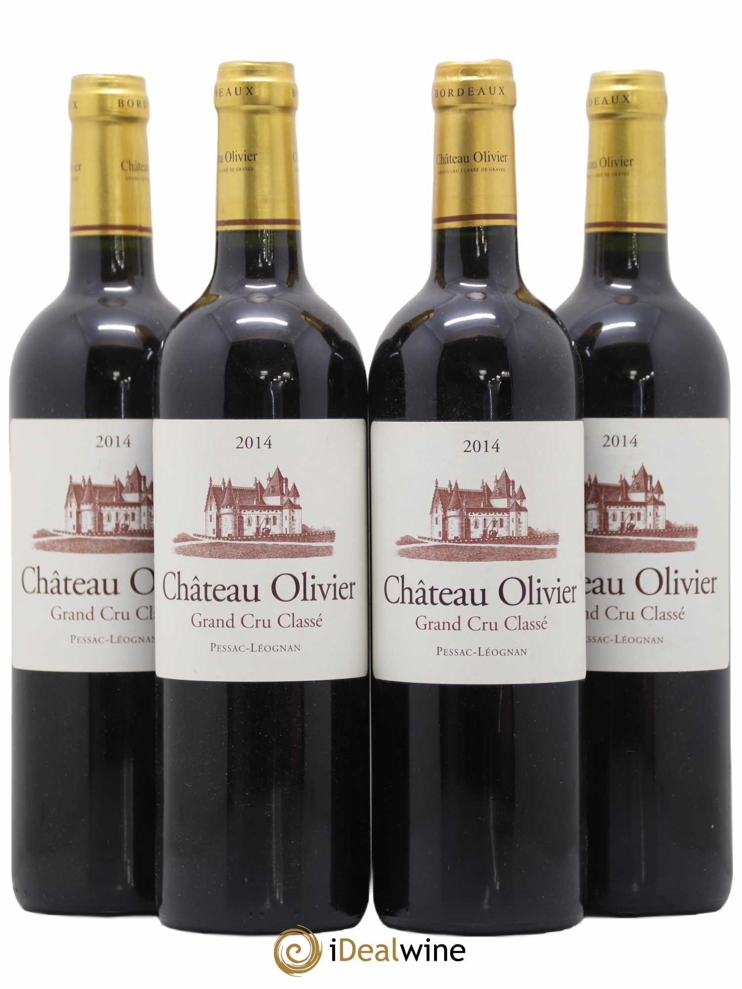 Château Olivier Cru Classé de Graves 2014 - Lot de 4 bouteilles - 0